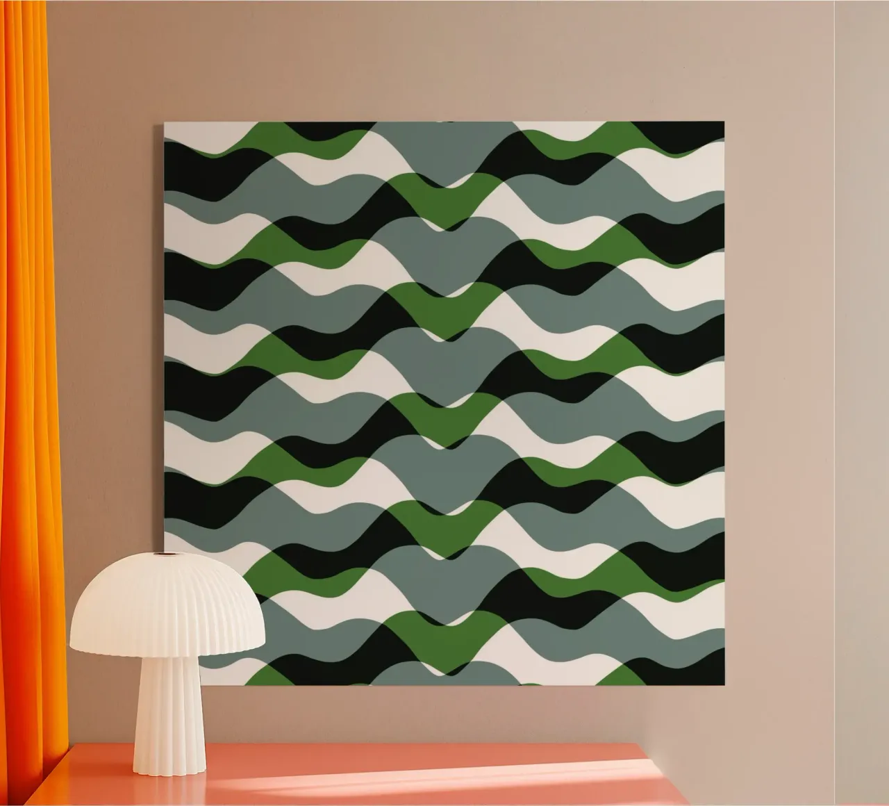 Waves pattern 20 plexiglas de Little Dean