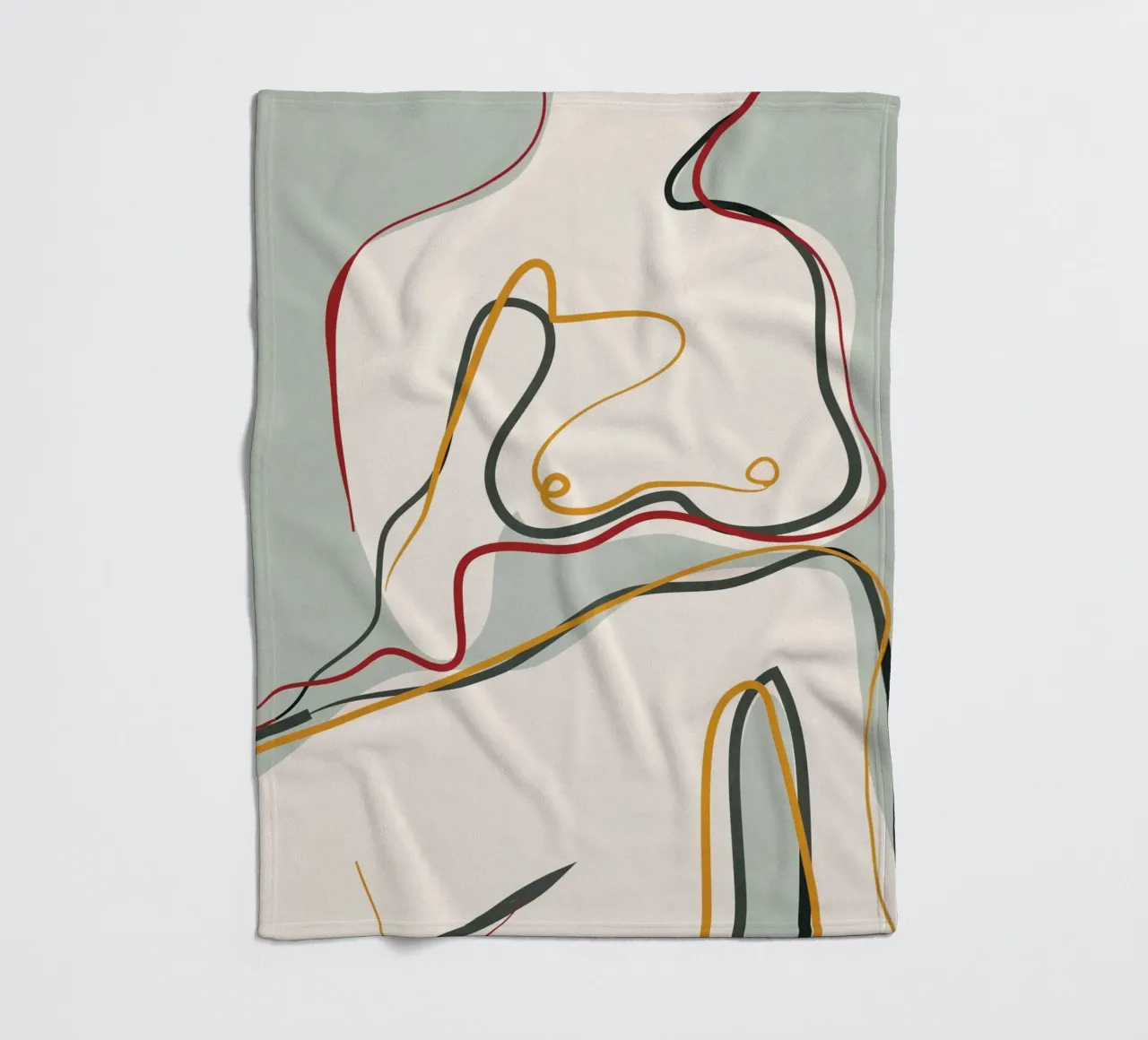 Abstract Thought Movement 1 coperta in pile da Nadjaa