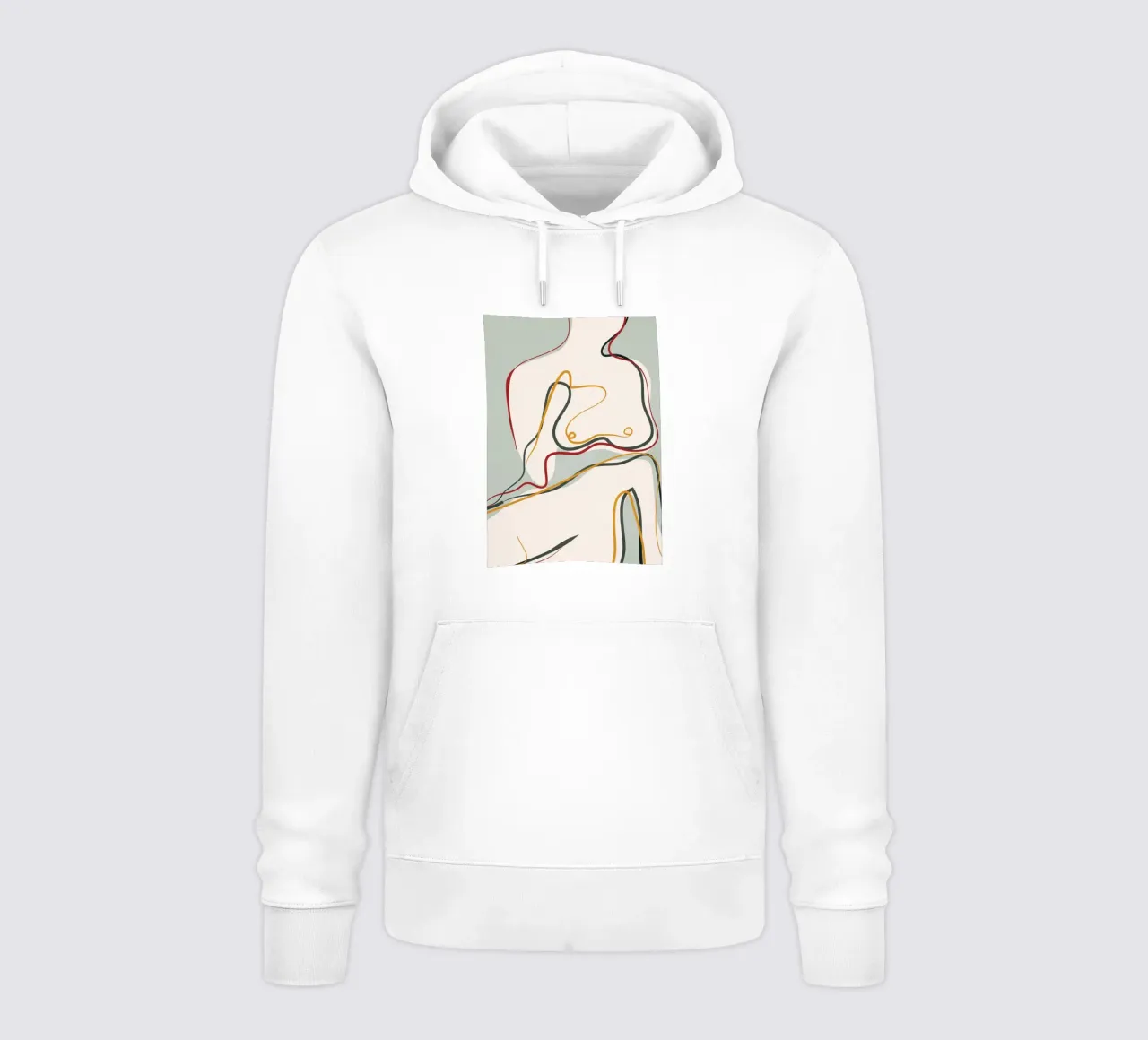 Abstract Thought Movement 1 felpa con cappuccio da Nadjaa