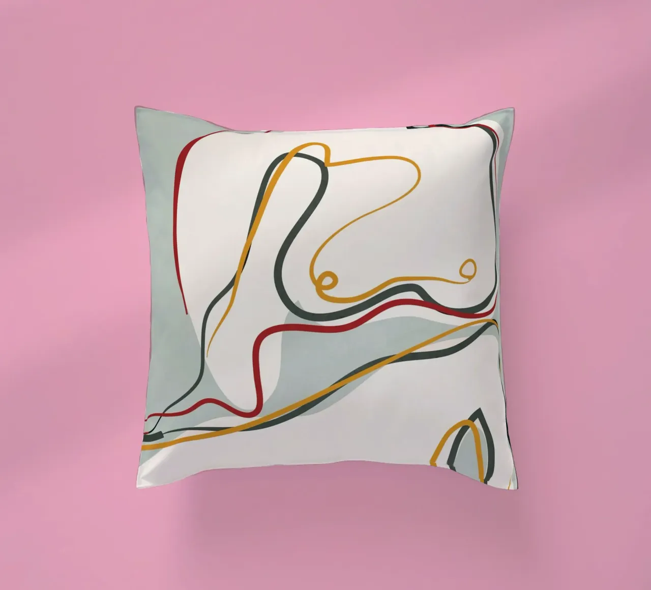 Abstract Thought Movement 1 cuscino da Nadjaa