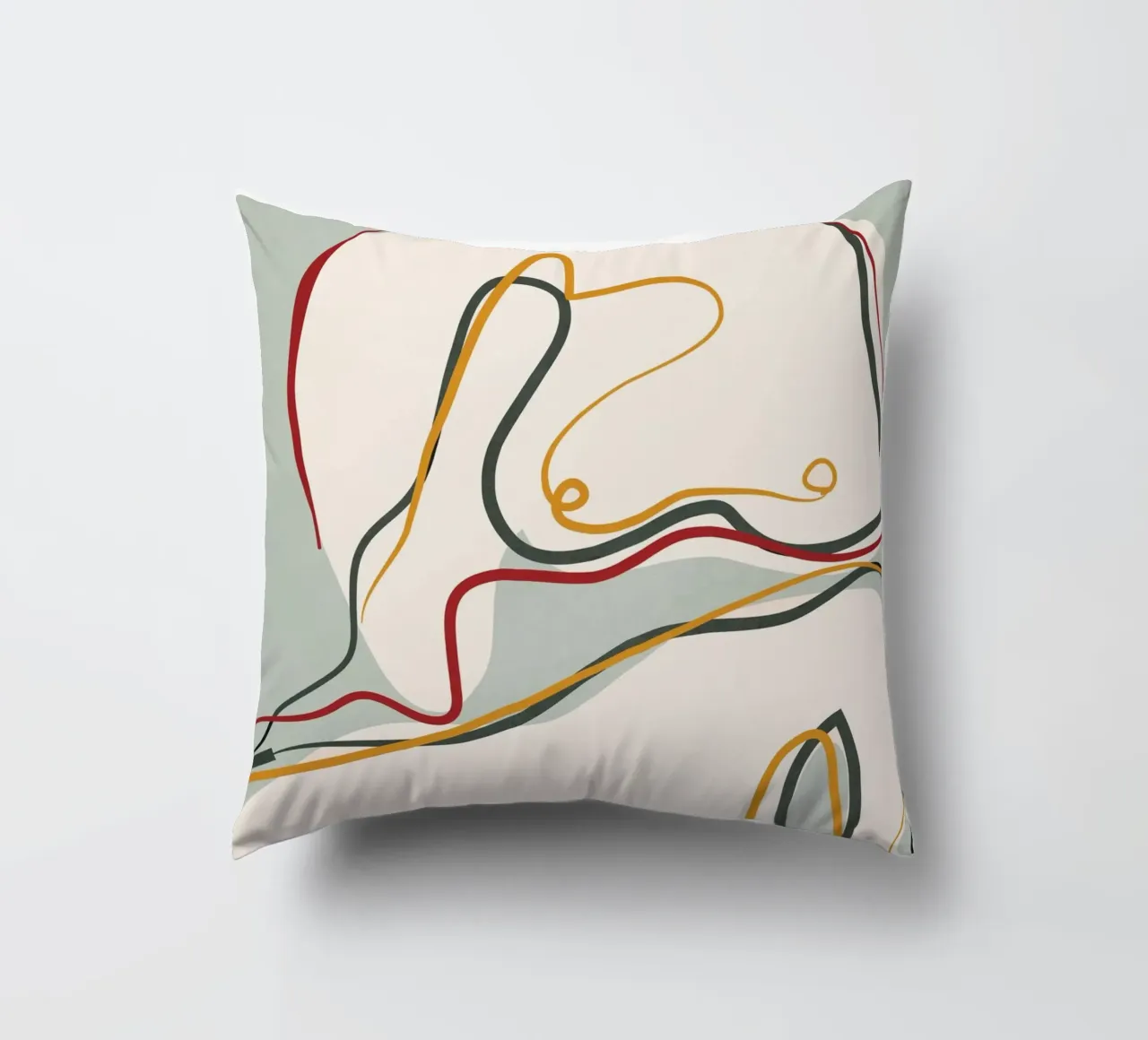 Abstract Thought Movement 1 cuscino da Nadjaa