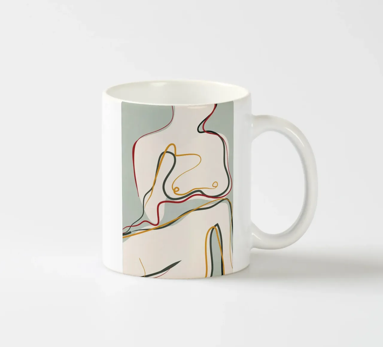 Abstract Thought Movement 1 tazza in ceramica da Nadjaa