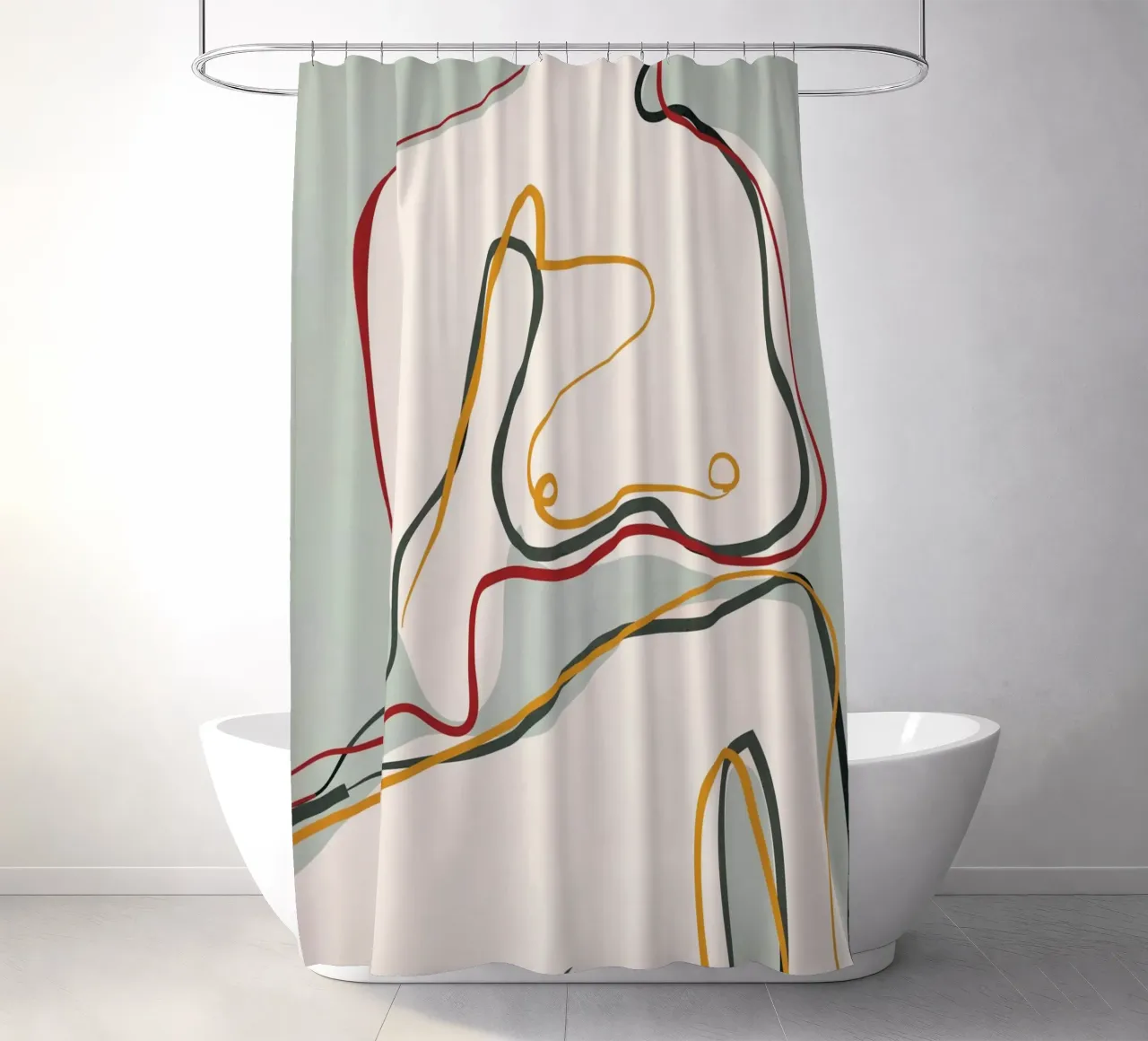 Abstract Thought Movement 1 tenda da doccia da Nadjaa