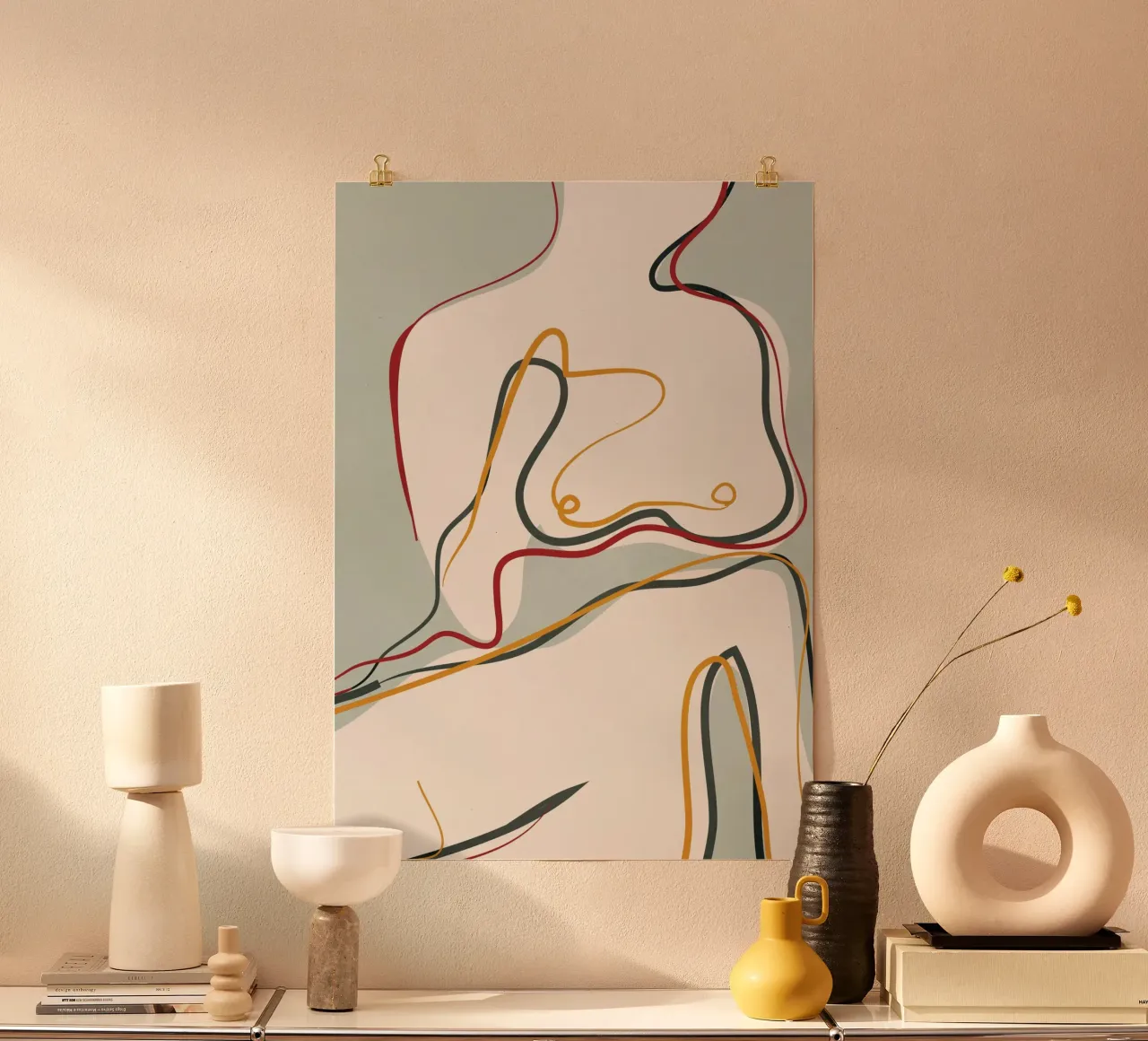 Abstract Thought Movement 1 poster da Nadjaa