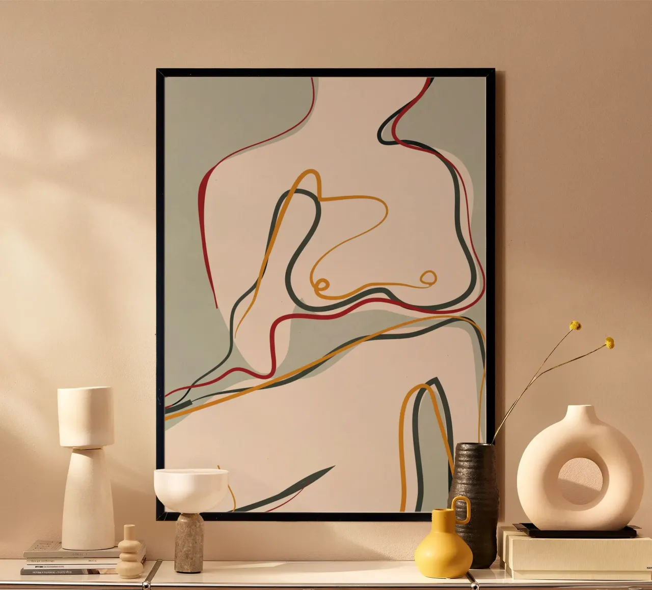 Abstract Thought Movement 1 poster da Nadjaa