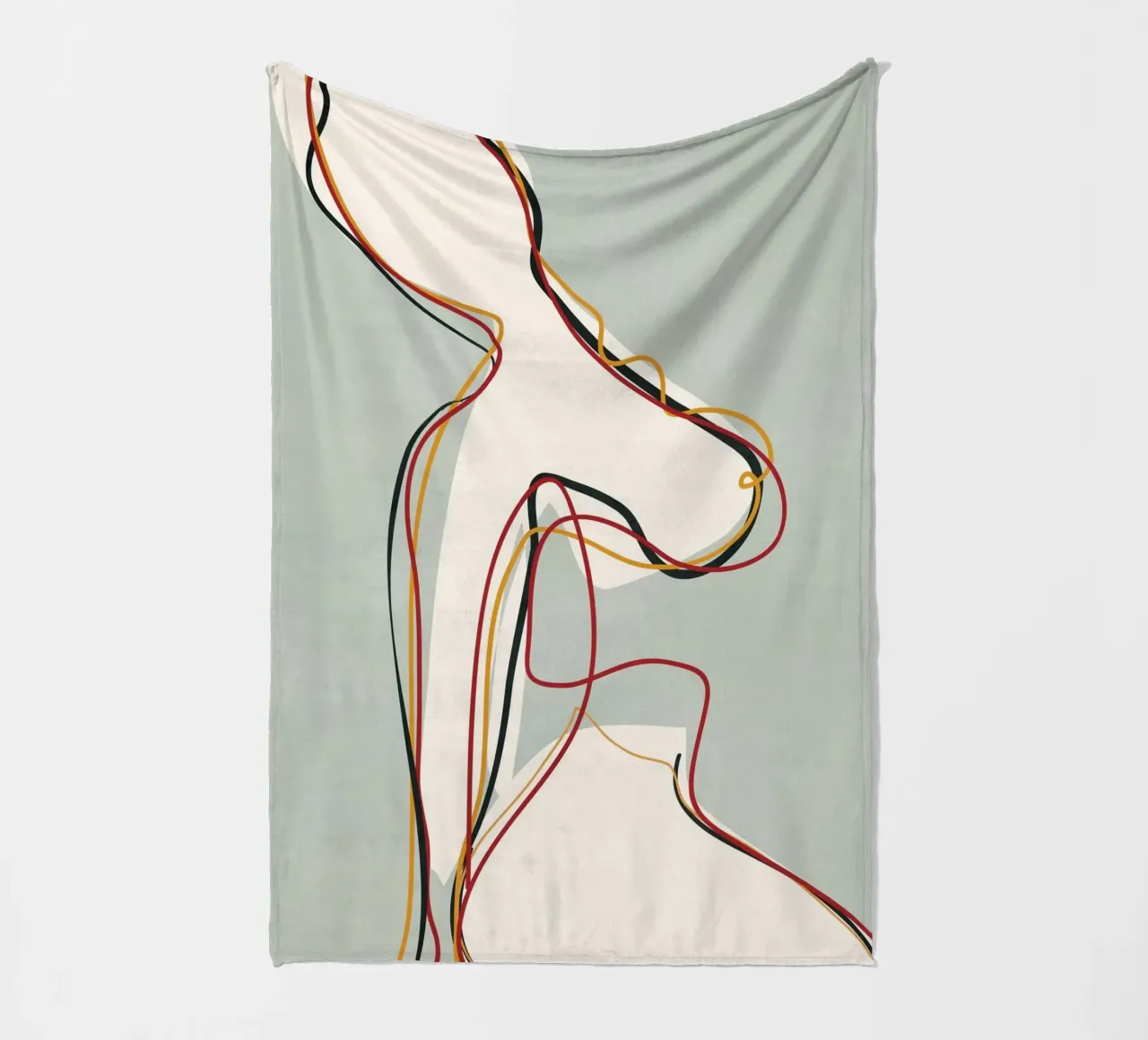 Abstract Thought Movement 2 coperta in pile da Nadjaa