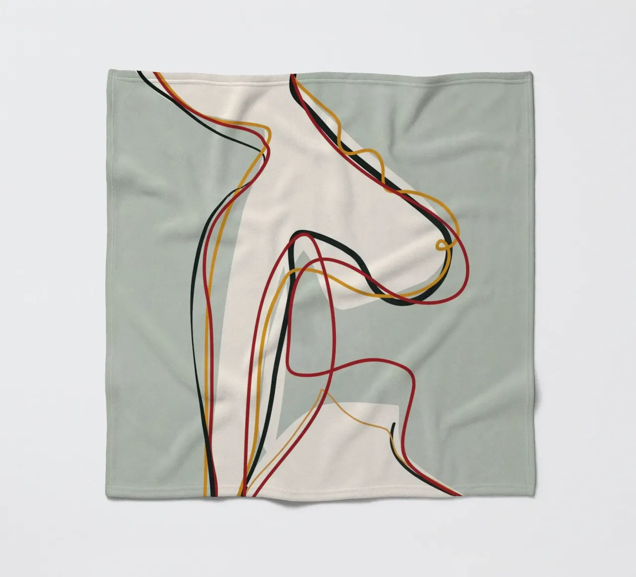 Abstract Thought Movement 2 coperta in pile da Nadjaa
