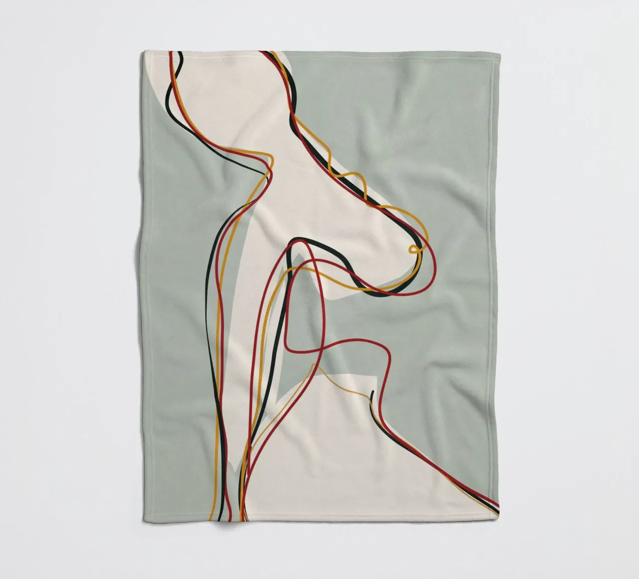 Abstract Thought Movement 2 coperta in pile da Nadjaa