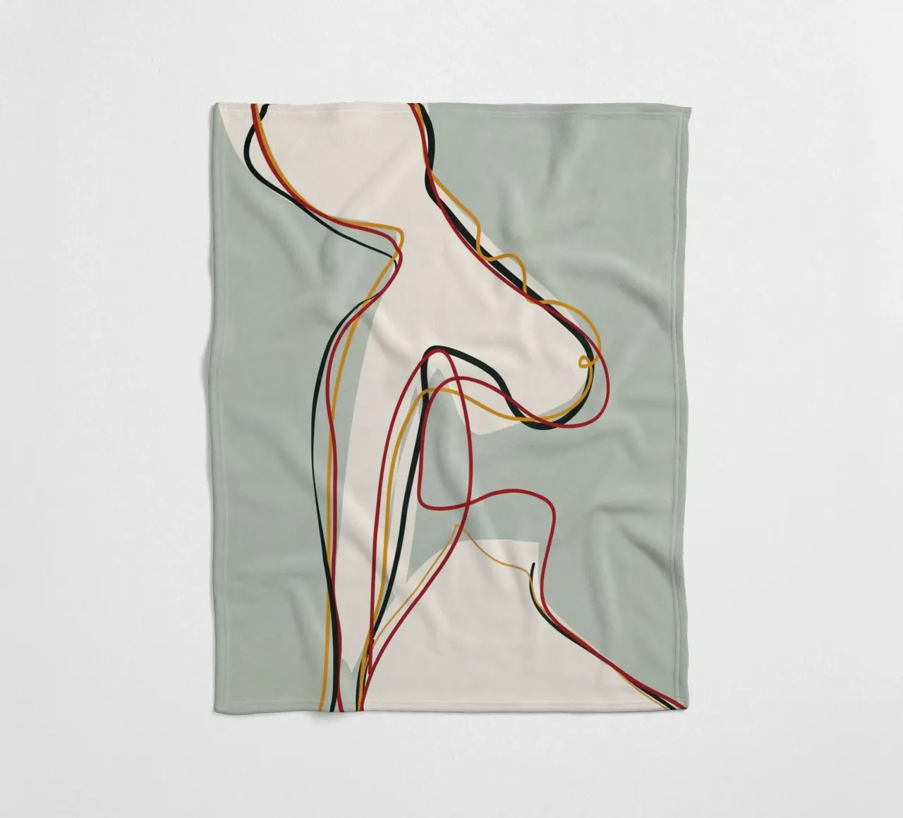 Abstract Thought Movement 2 coperta in pile da Nadjaa