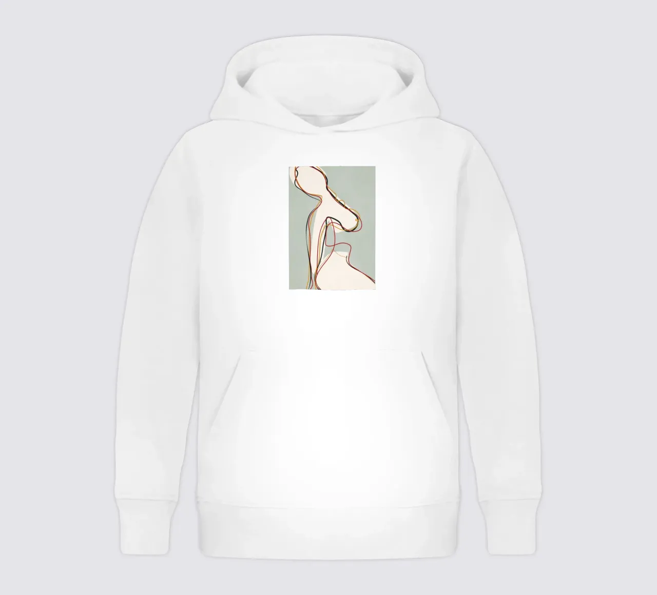 Abstract Thought Movement 2 felpa bambino con cappuccio da Nadjaa