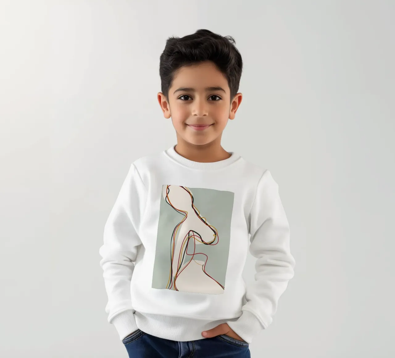 Abstract Thought Movement 2 felpa bambino da Nadjaa