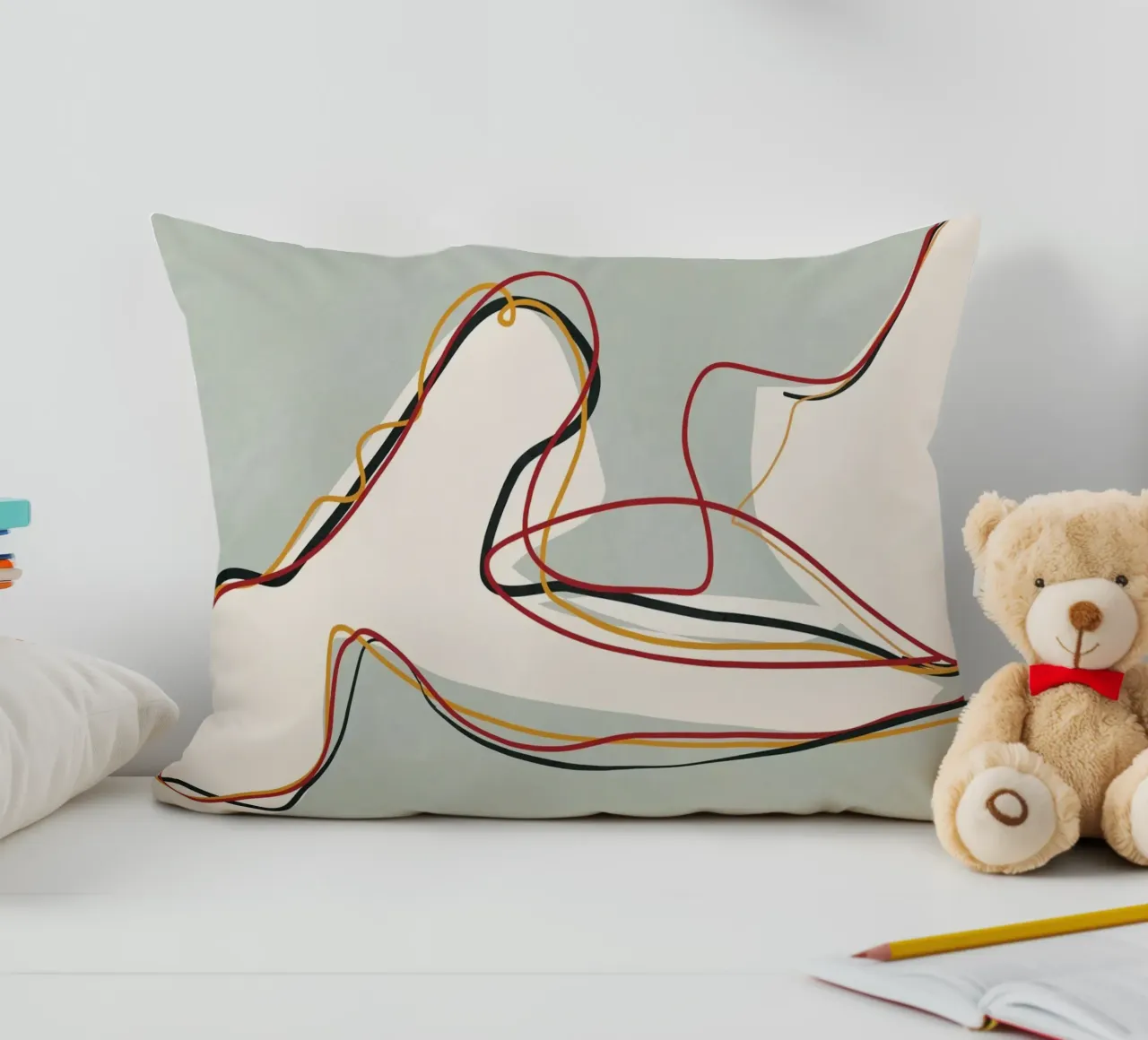 Abstract Thought Movement 2 cuscino da Nadjaa