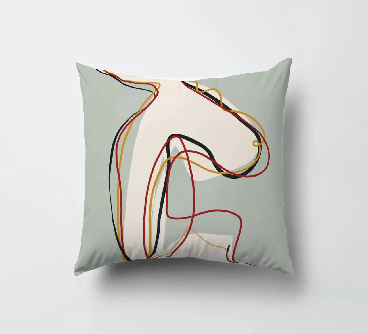 Abstract Thought Movement 2 cuscino da Nadjaa