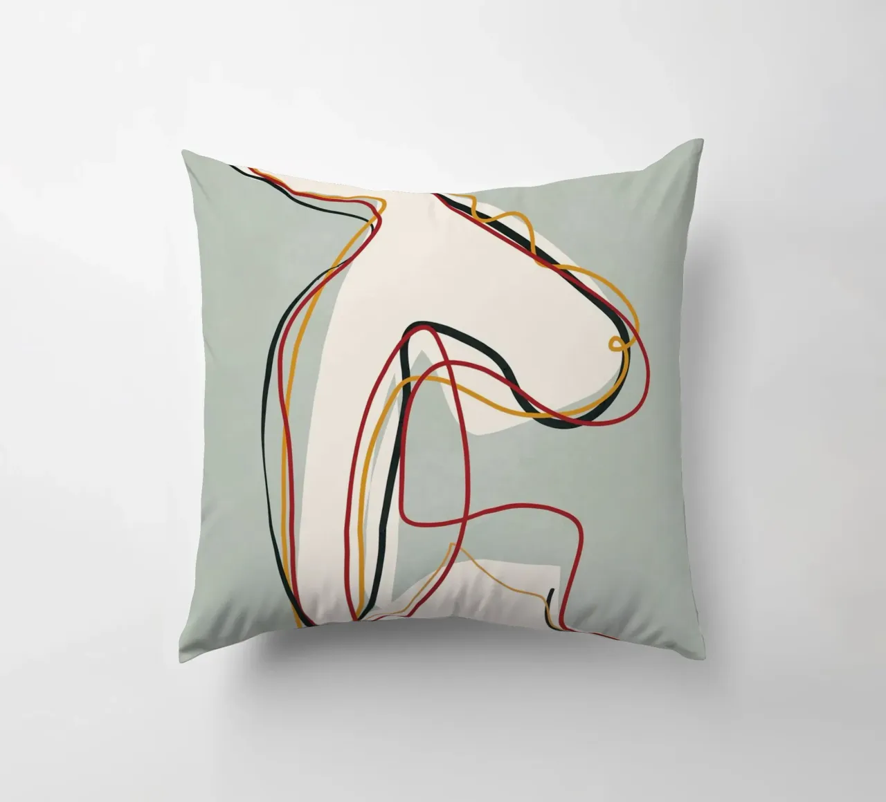 Abstract Thought Movement 2 cuscino da Nadjaa