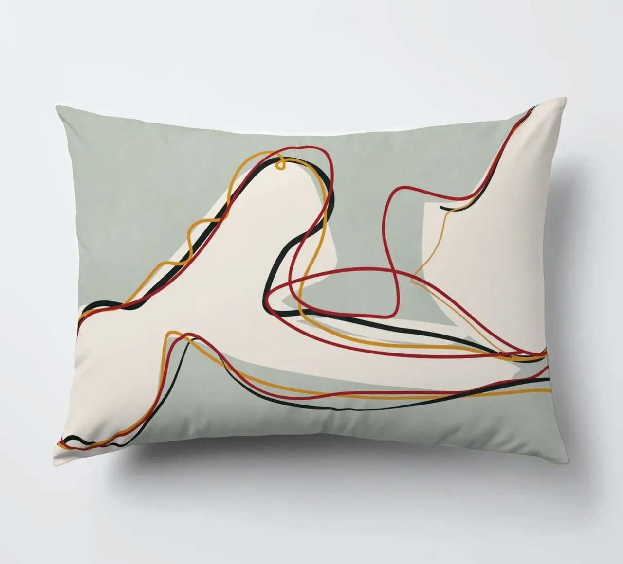 Abstract Thought Movement 2 cuscino da Nadjaa