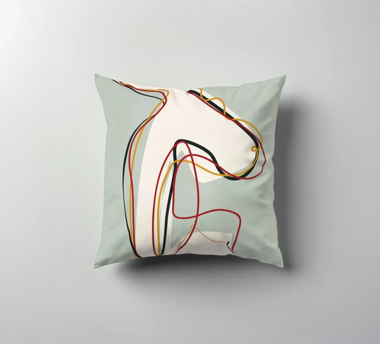 Abstract Thought Movement 2 cuscino da Nadjaa