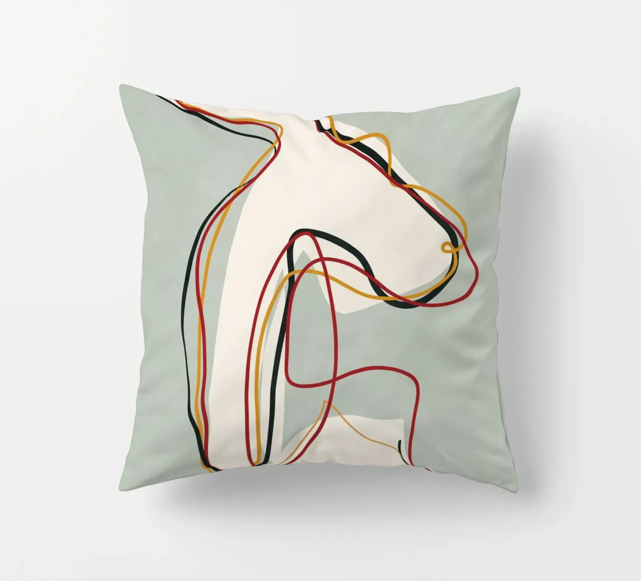 Abstract Thought Movement 2 cuscino da Nadjaa