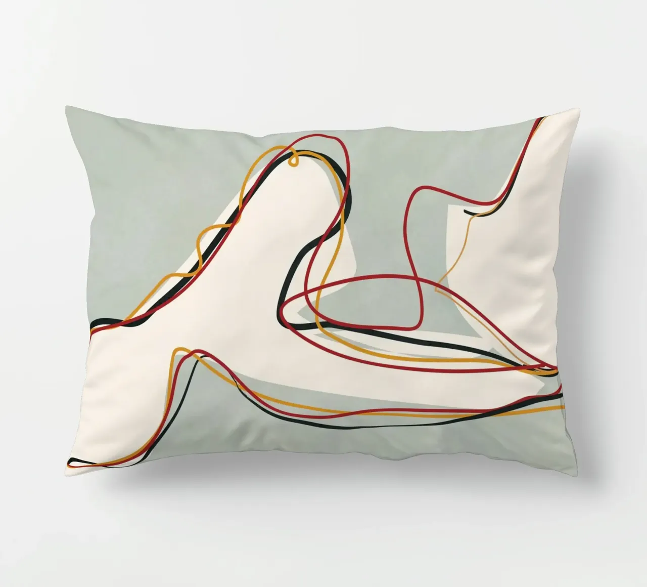Abstract Thought Movement 2 cuscino da Nadjaa