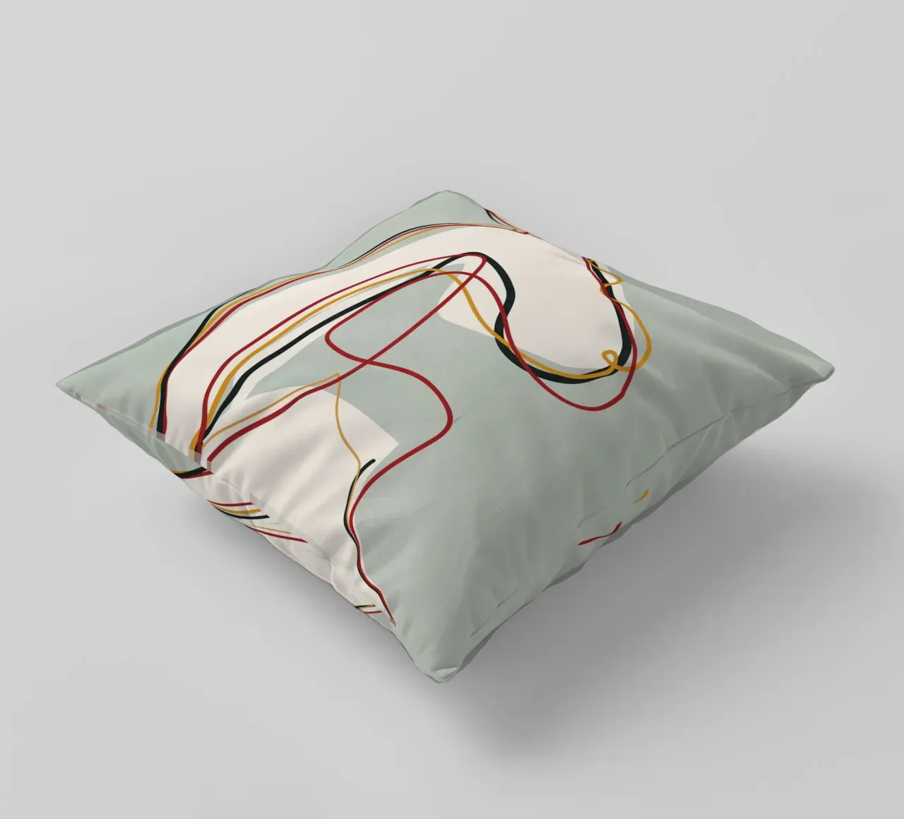 Abstract Thought Movement 2 cuscino da Nadjaa