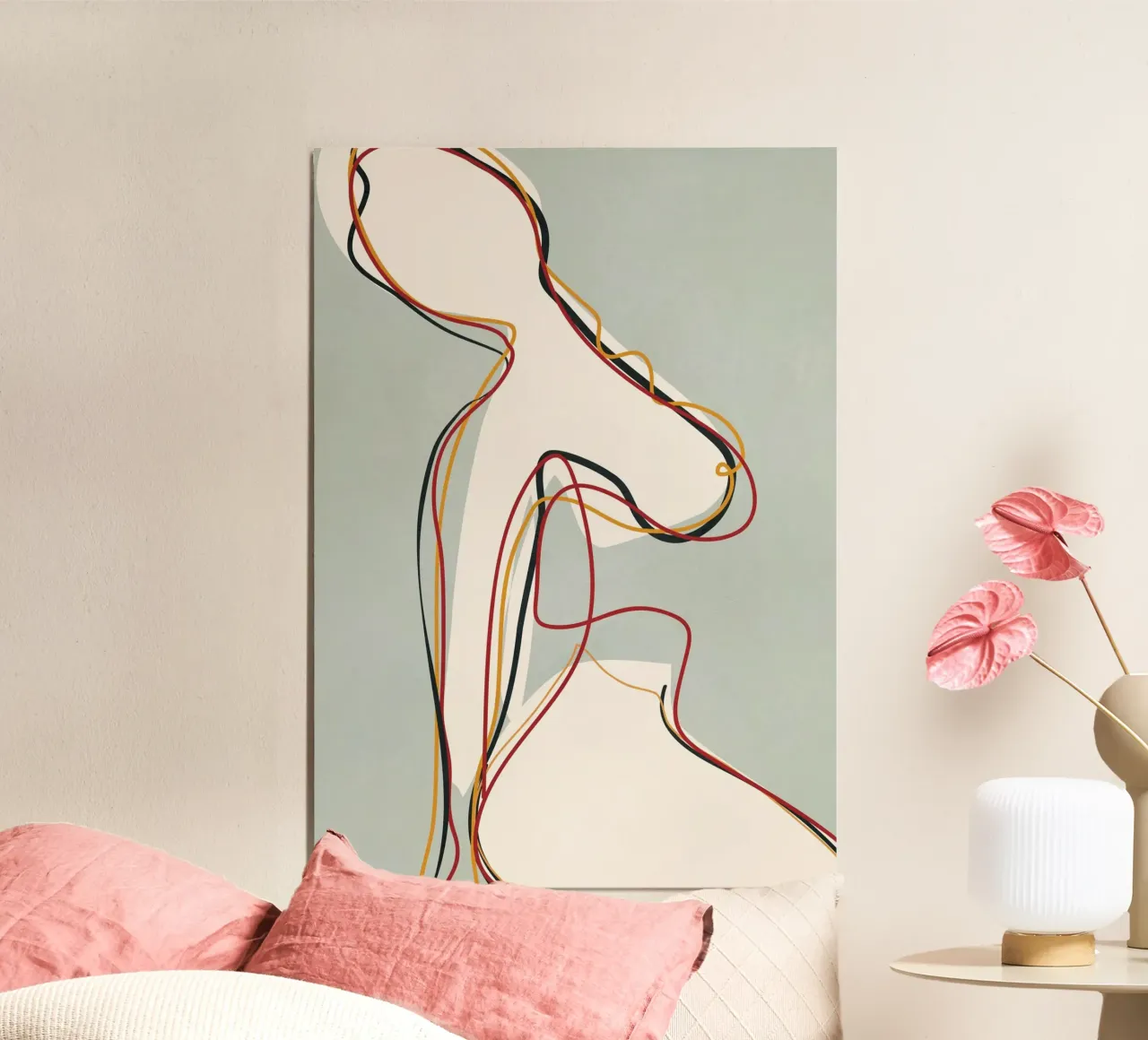 Abstract Thought Movement 2 alluminio dibond da Nadjaa