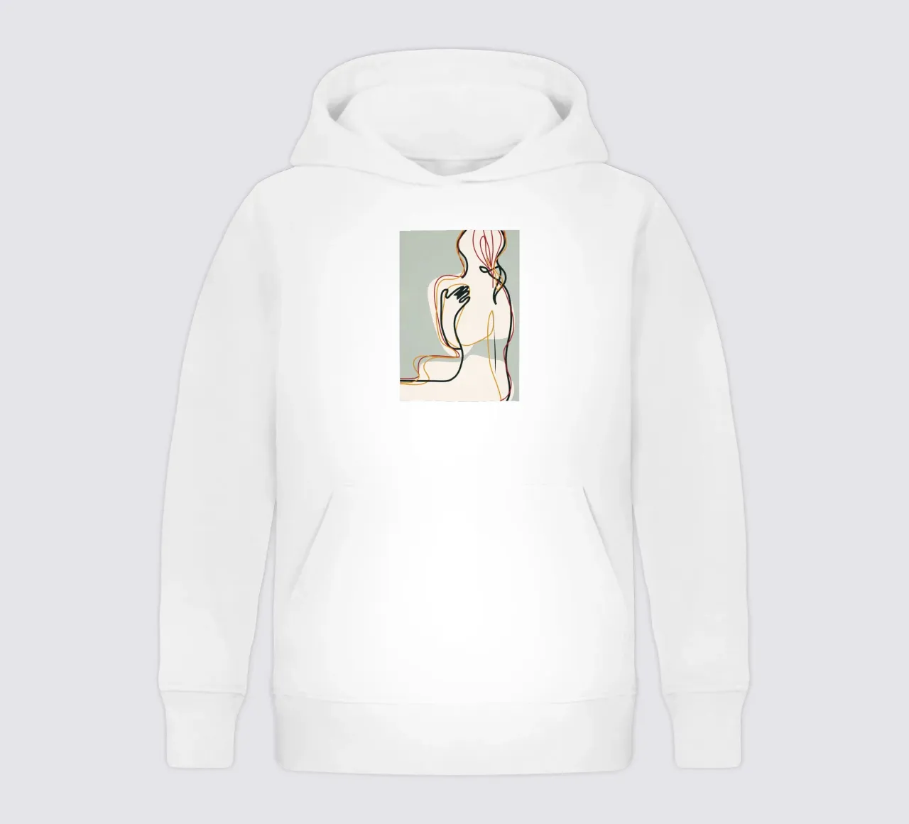 Abstract Thought Movement 3 felpa bambino con cappuccio da Nadjaa