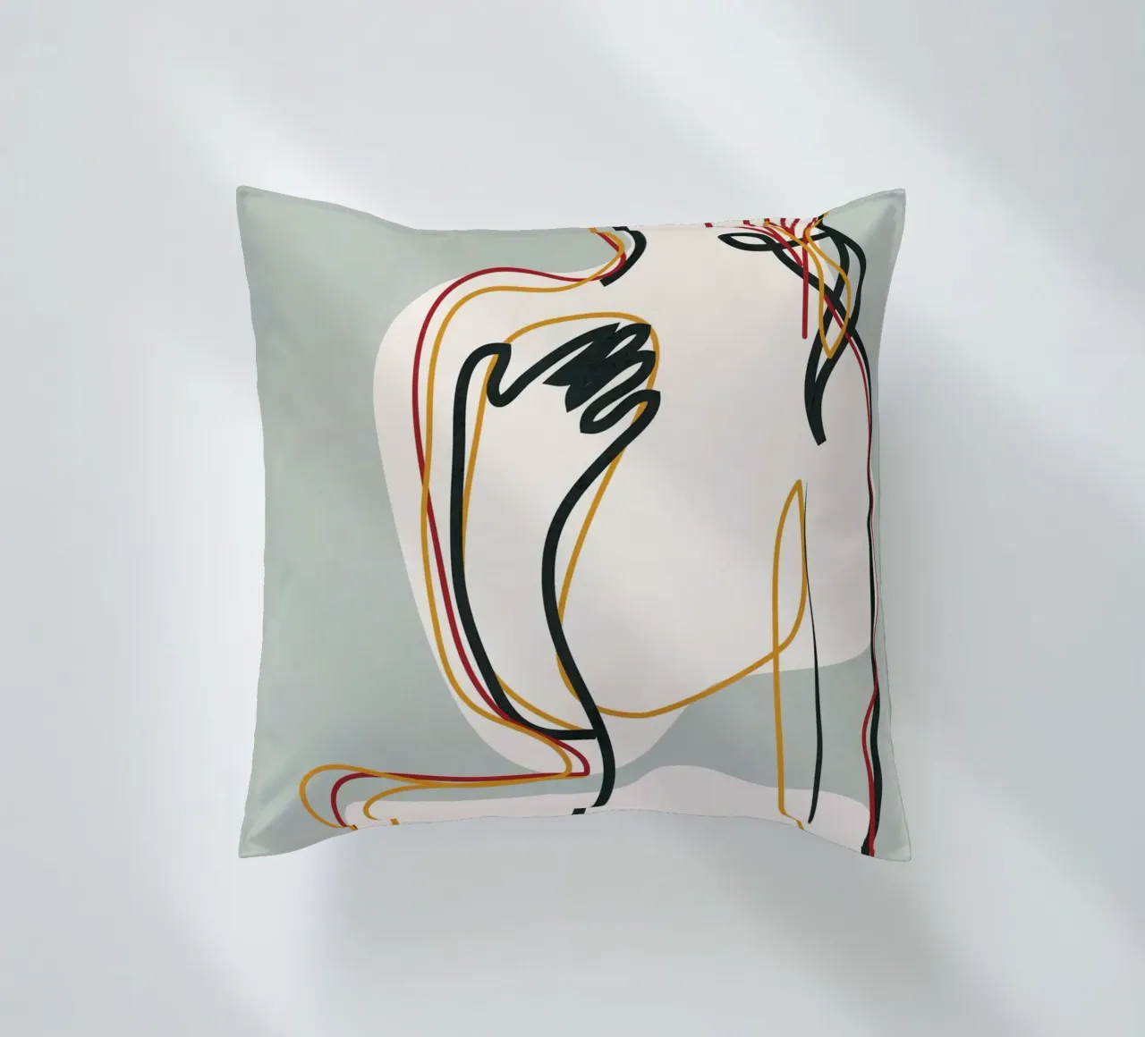 Abstract Thought Movement 3 cuscino da Nadjaa