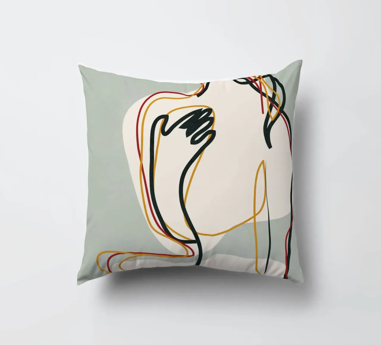 Abstract Thought Movement 3 cuscino da Nadjaa