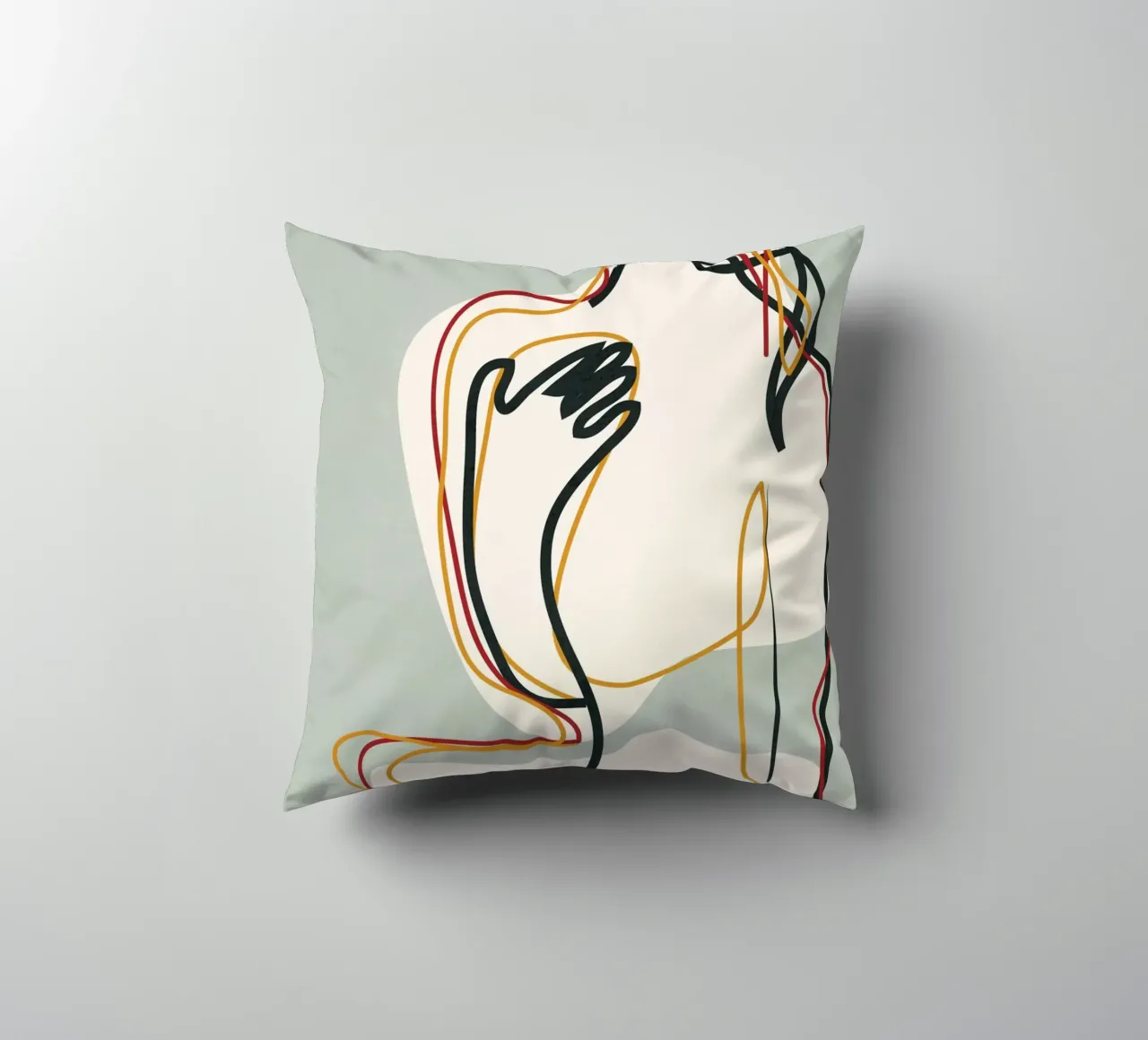 Abstract Thought Movement 3 cuscino da Nadjaa