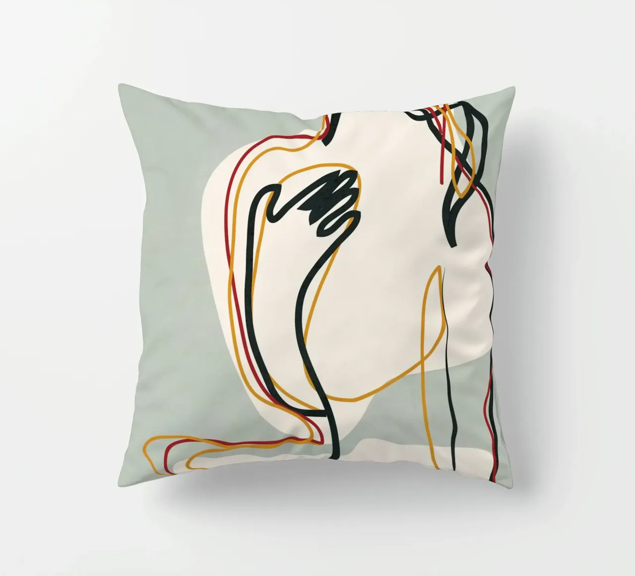 Abstract Thought Movement 3 cuscino da Nadjaa