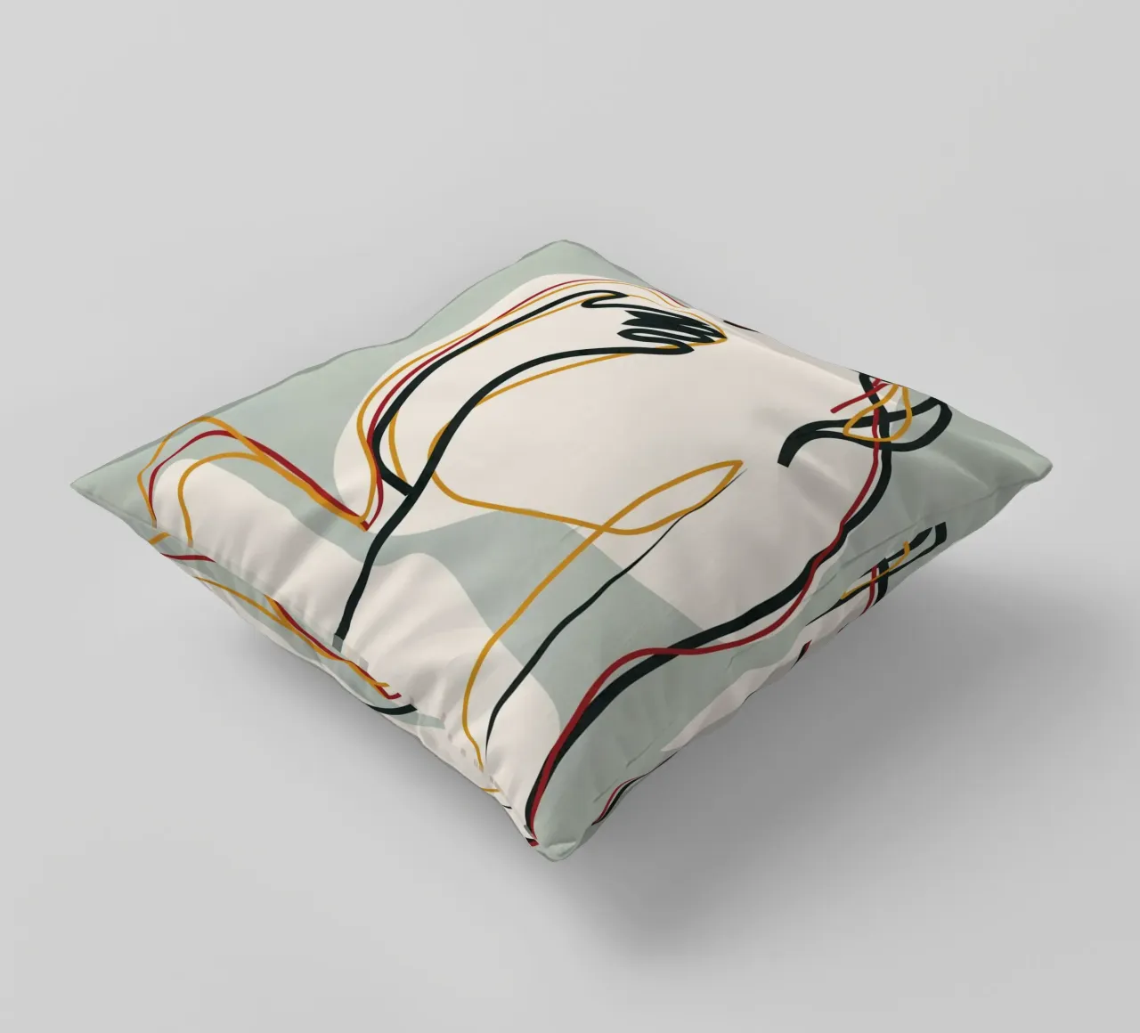 Abstract Thought Movement 3 cuscino da Nadjaa