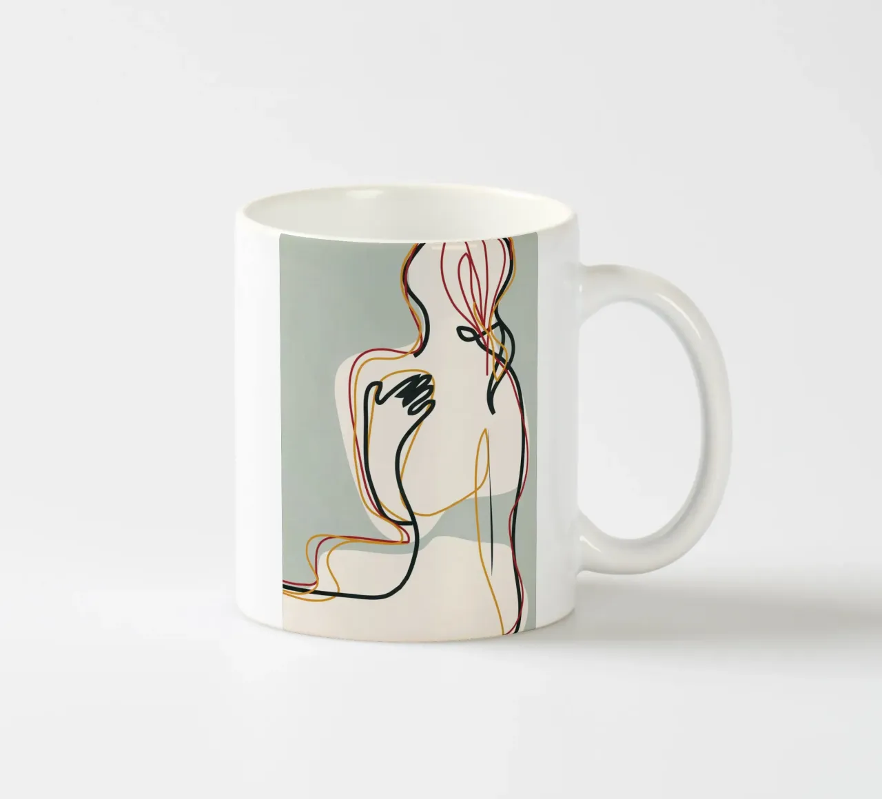 Abstract Thought Movement 3 tazza in ceramica da Nadjaa