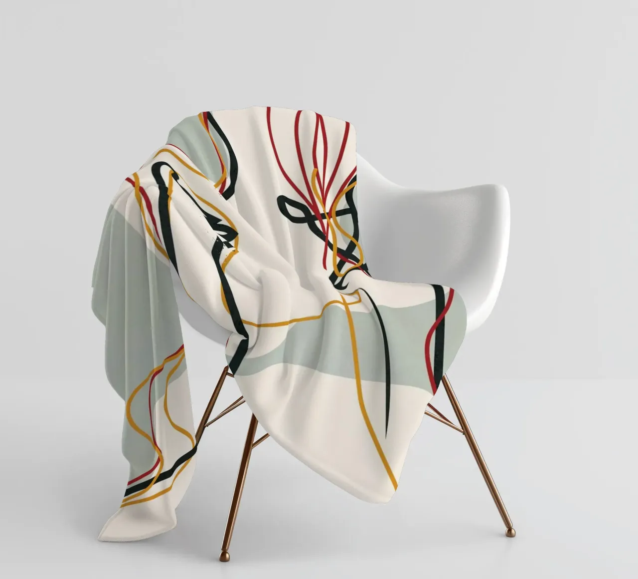 Abstract Thought Movement 3 coperta in pile da Nadjaa