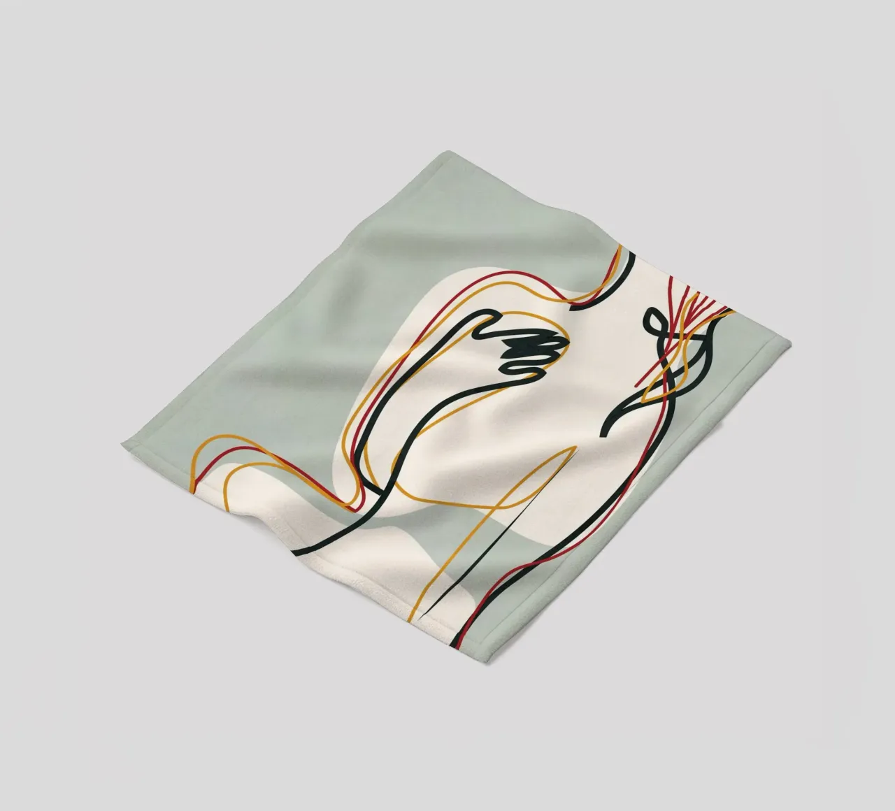 Abstract Thought Movement 3 coperta in pile da Nadjaa