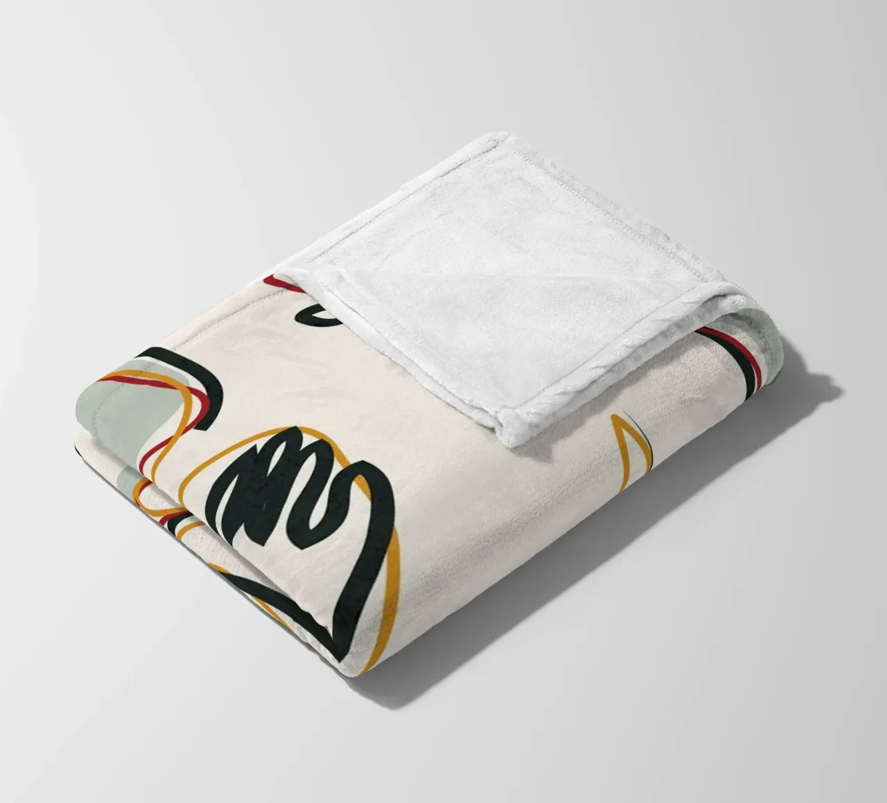 Abstract Thought Movement 3 coperta in pile da Nadjaa