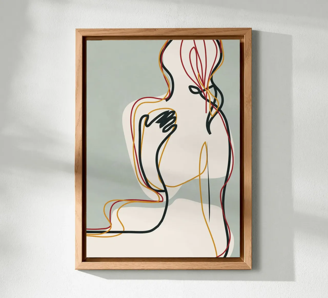 Abstract Thought Movement 3 alluminio dibond da Nadjaa