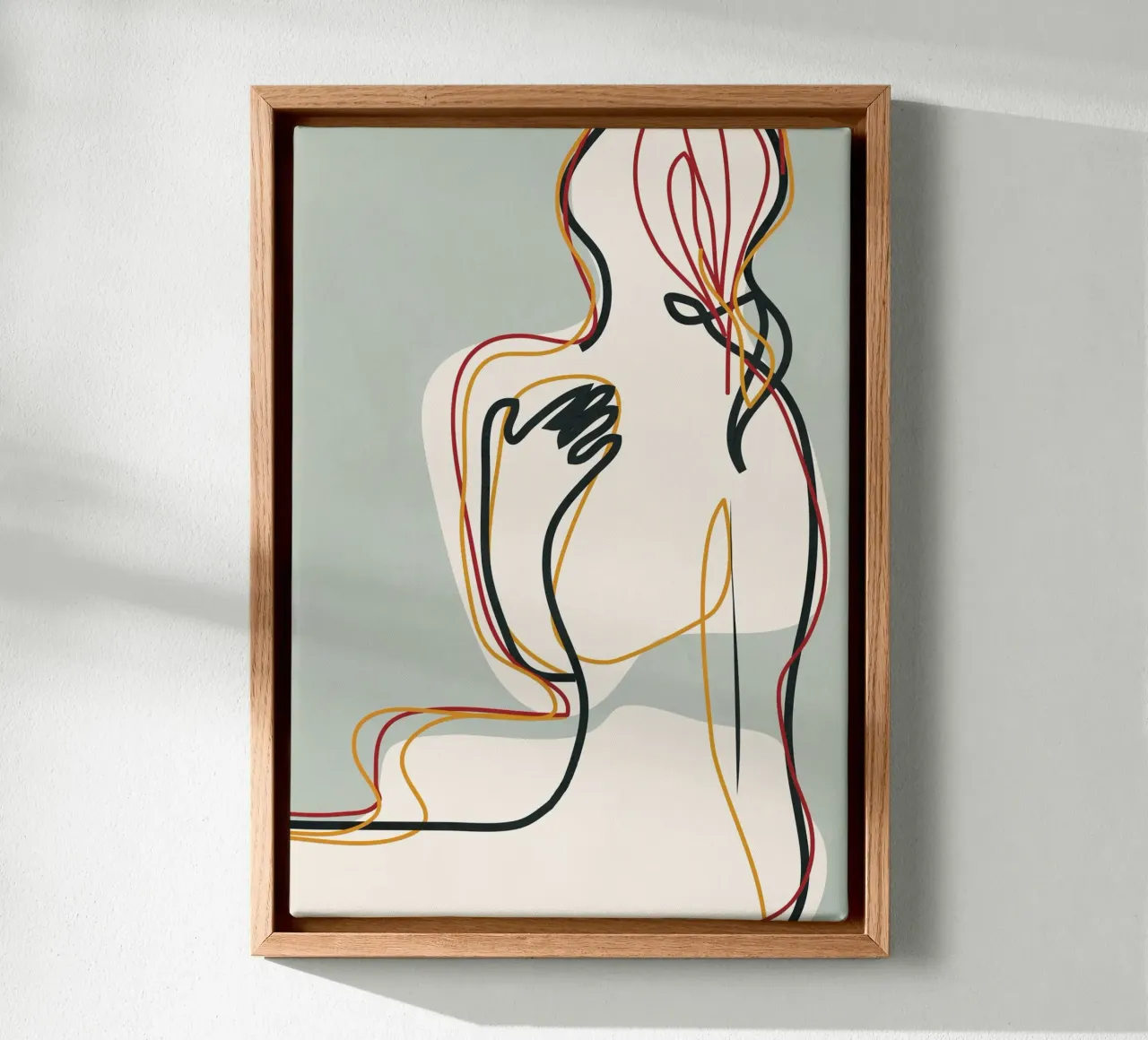 Abstract Thought Movement 3 canvas by Nadjaa