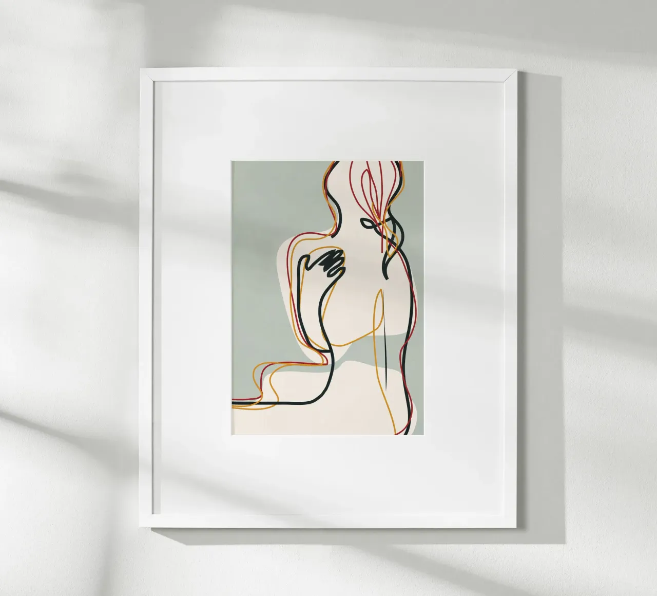 Abstract Thought Movement 3 hahnemühle by Nadjaa