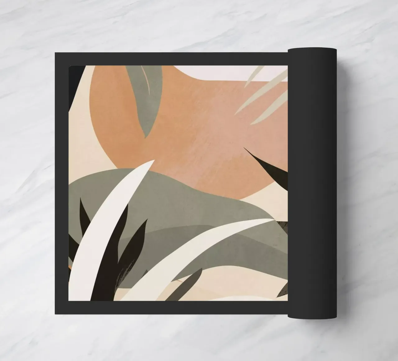 Abstract Art Jungle 3 doormat by ThingDesign