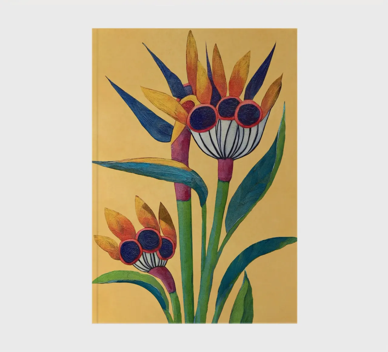 Bird of Paradise in Tropical Bloom notebook by Flow Line