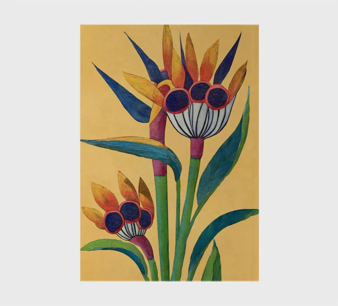 Bird of Paradise in Tropical Bloom notebook by Flow Line