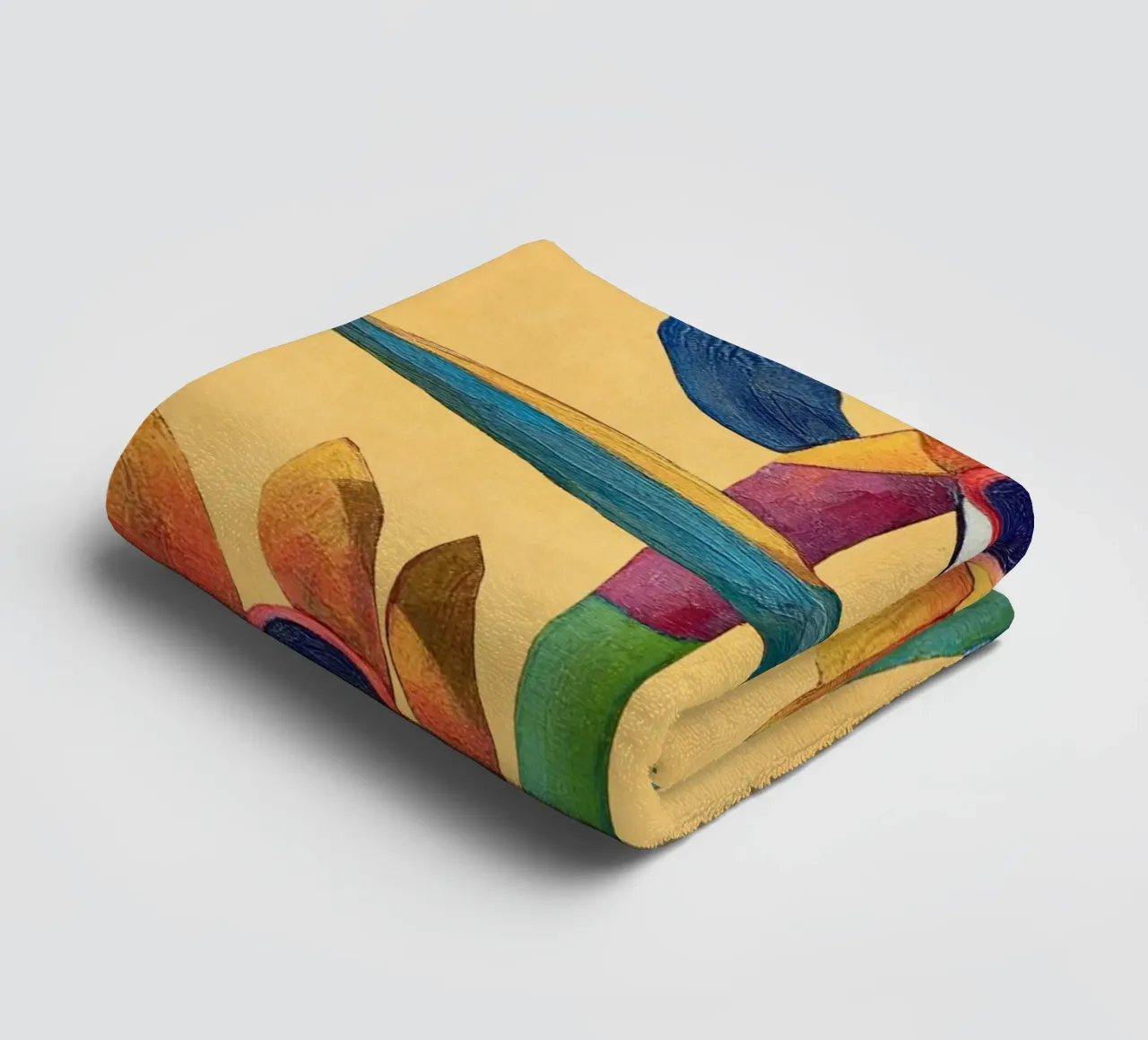 Bird of Paradise in Tropical Bloom towel by Flow Line