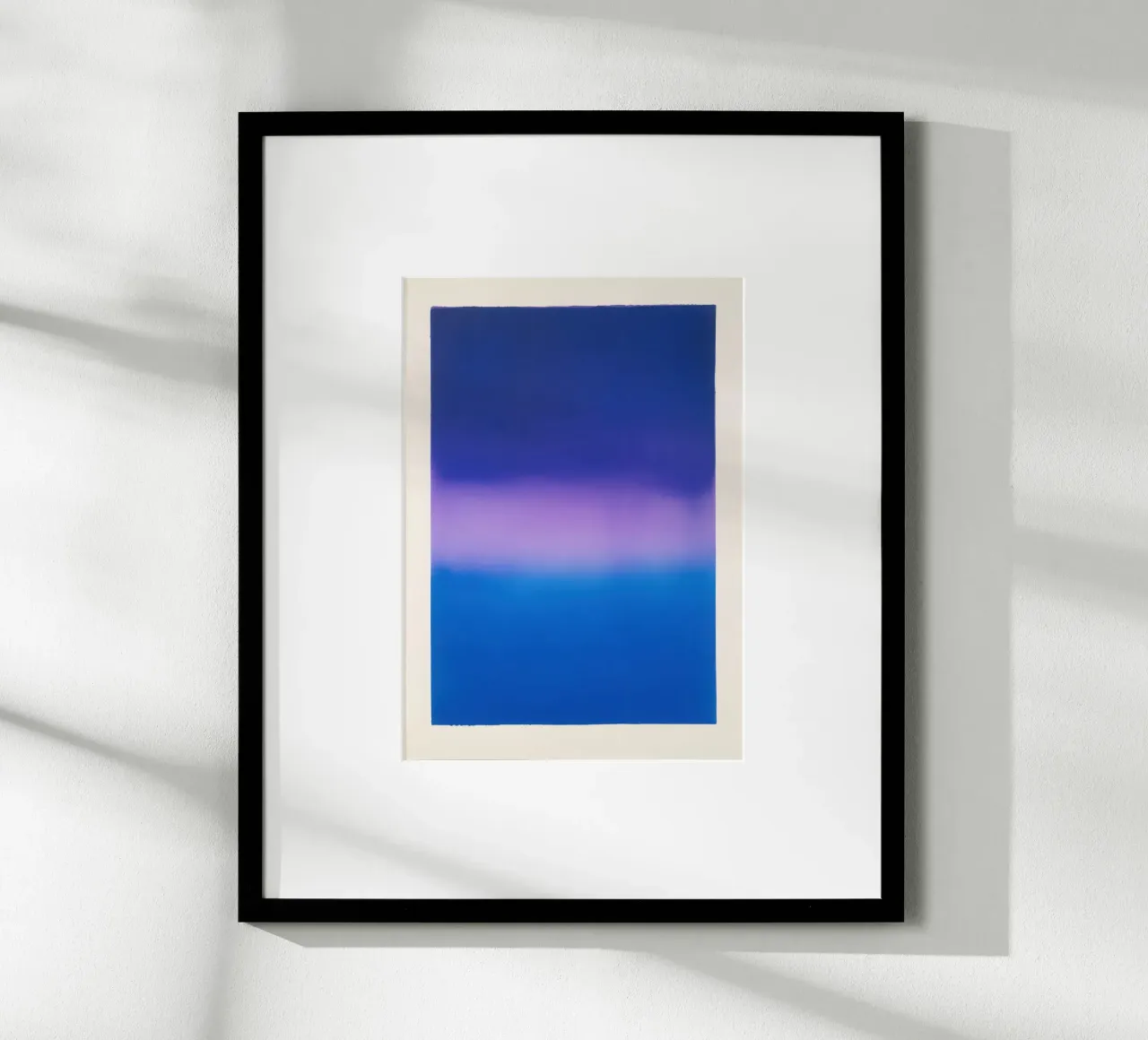 Gradiente di colore blu-viola - Stampa risografica poster da Euphoria Theresa