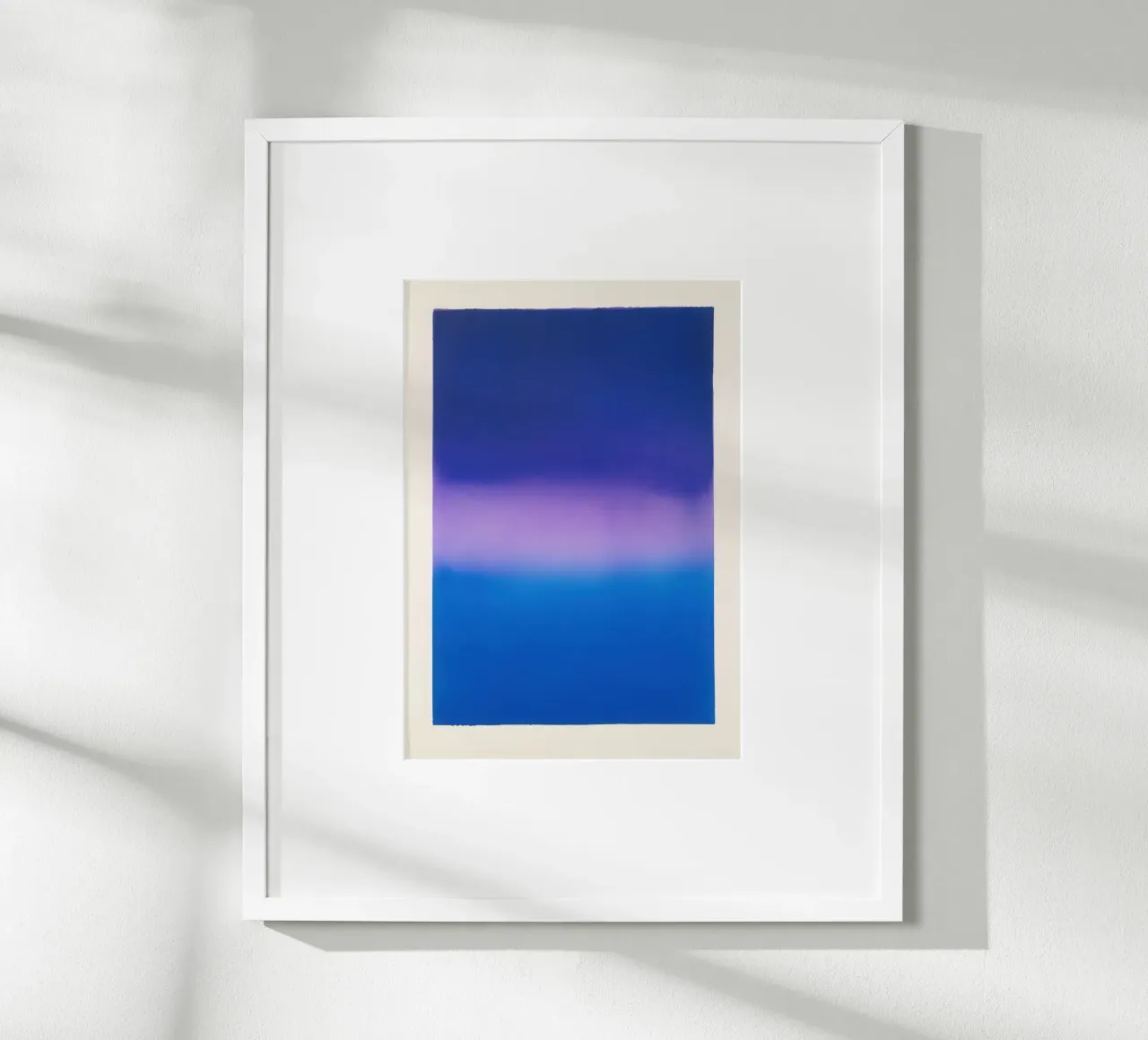 Gradiente di colore blu-viola - Stampa risografica poster da Euphoria Theresa