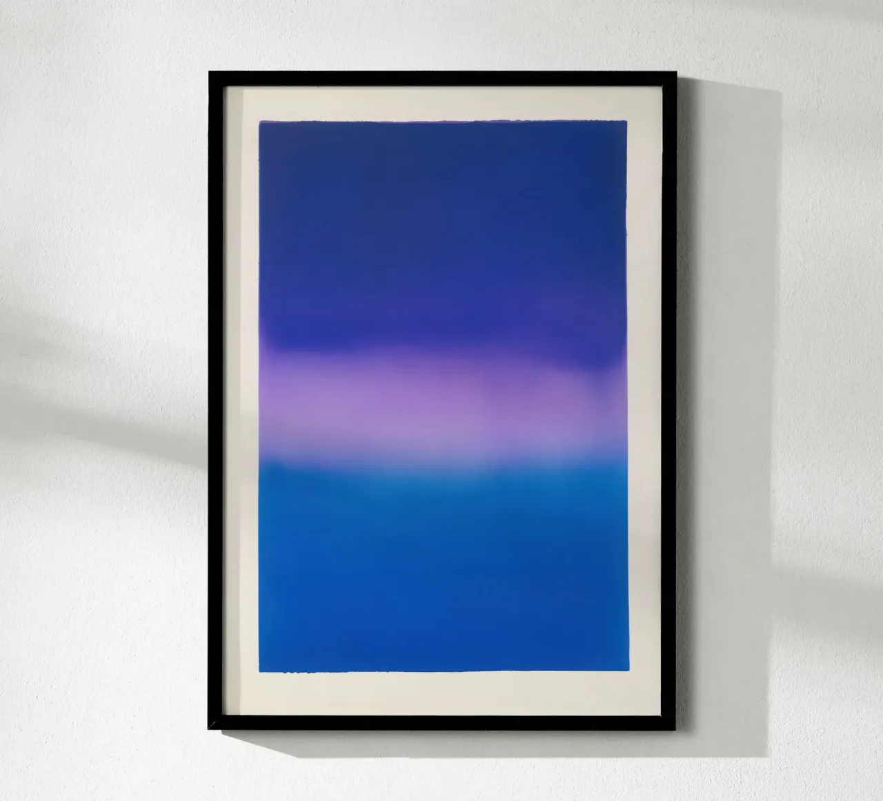 Gradiente di colore blu-viola - Stampa risografica poster da Euphoria Theresa