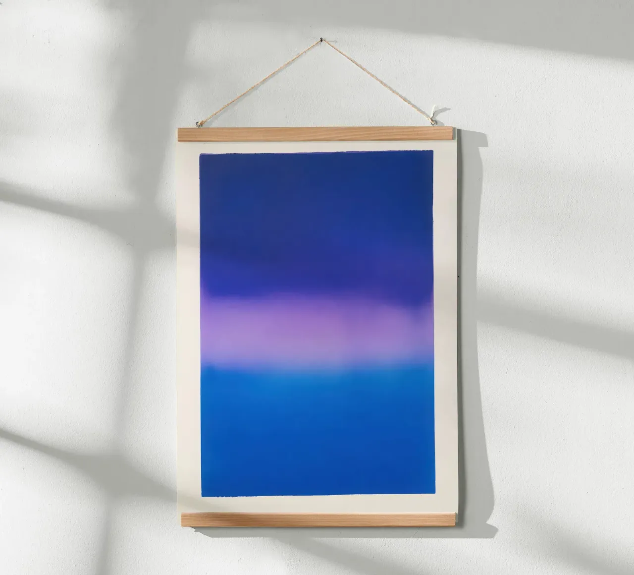 Gradiente di colore blu-viola - Stampa risografica poster da Euphoria Theresa