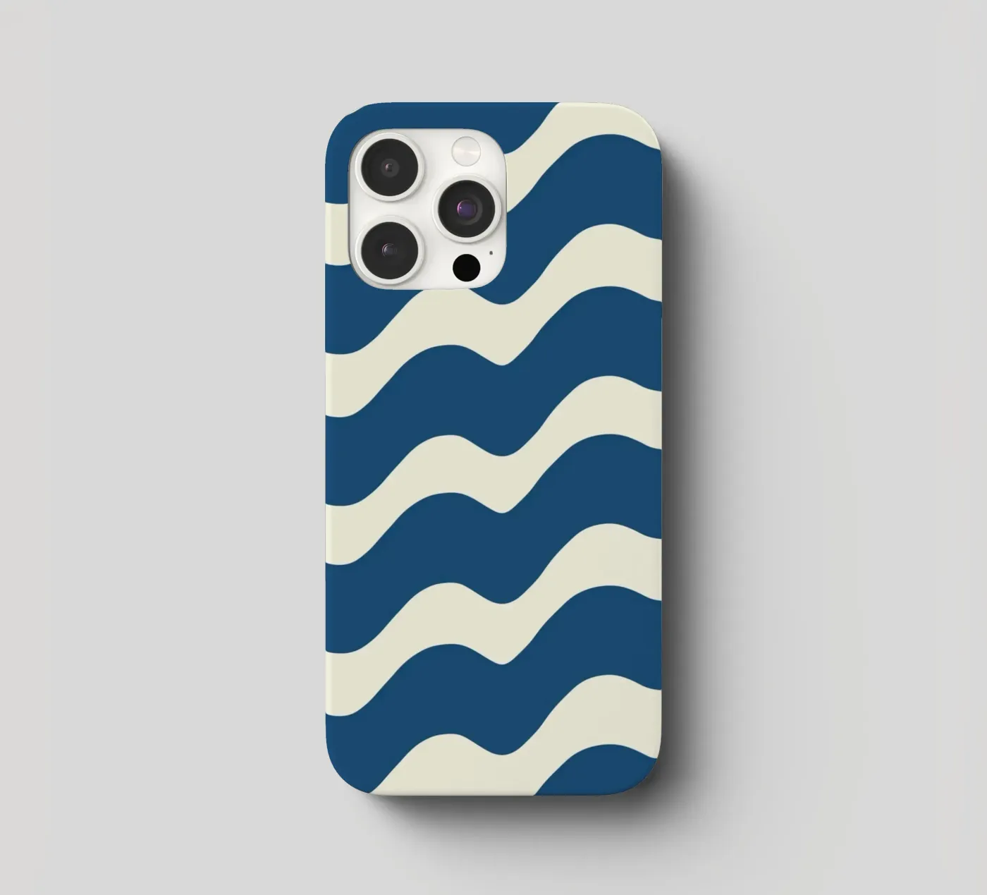 Waves pattern 21 iphone case by Little Dean