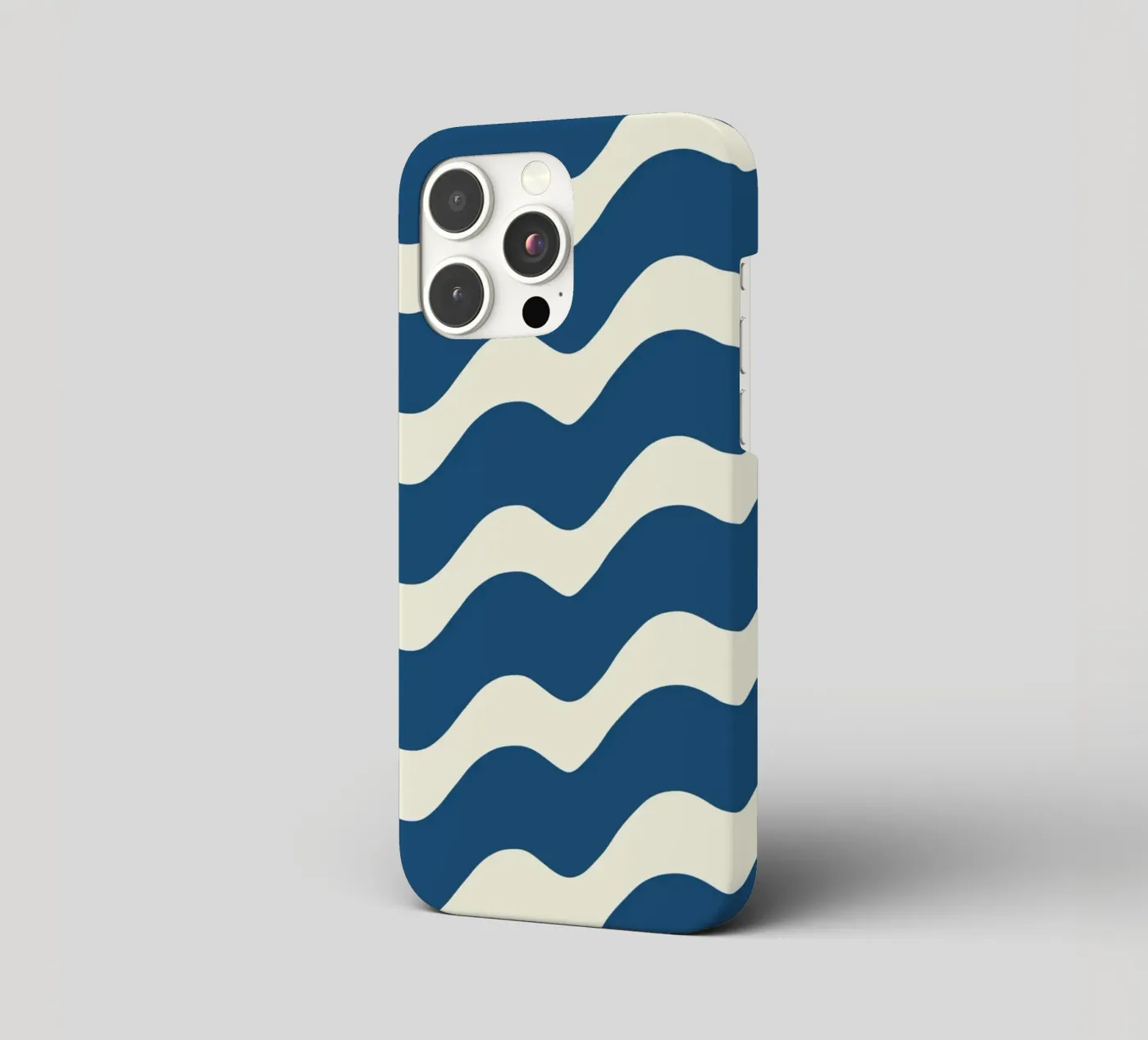 Waves pattern 21 iphone case by Little Dean