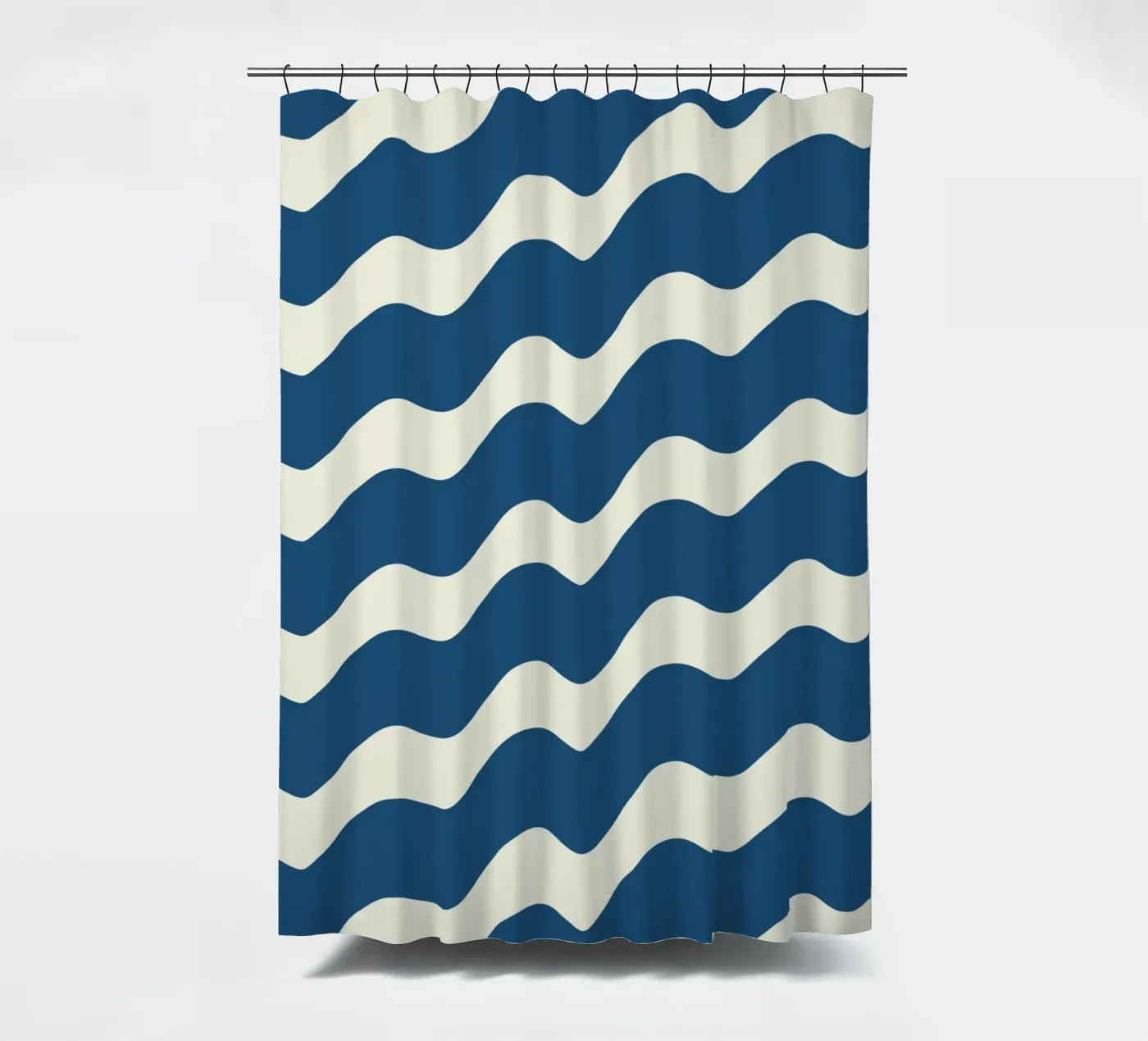 Waves pattern 21 Duschvorhang von Little Dean