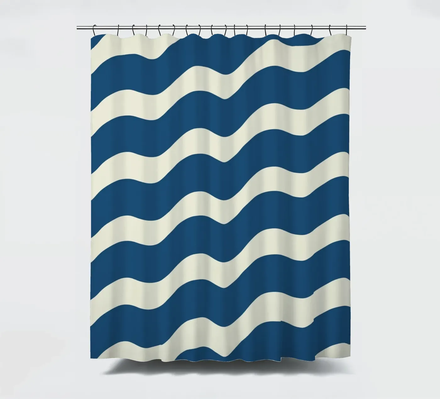 Waves pattern 21 Duschvorhang von Little Dean