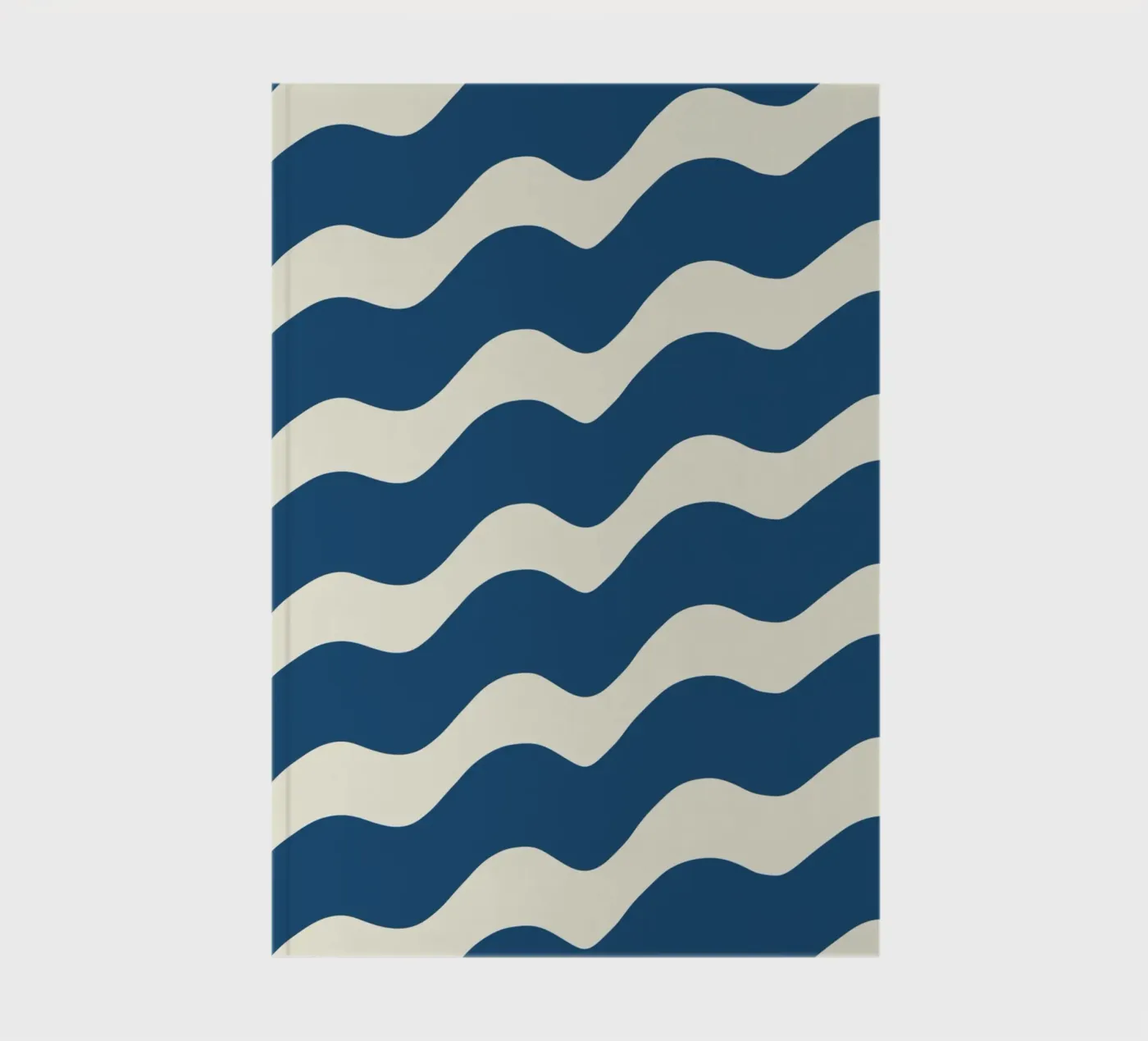 Waves pattern 21 notebook by Little Dean